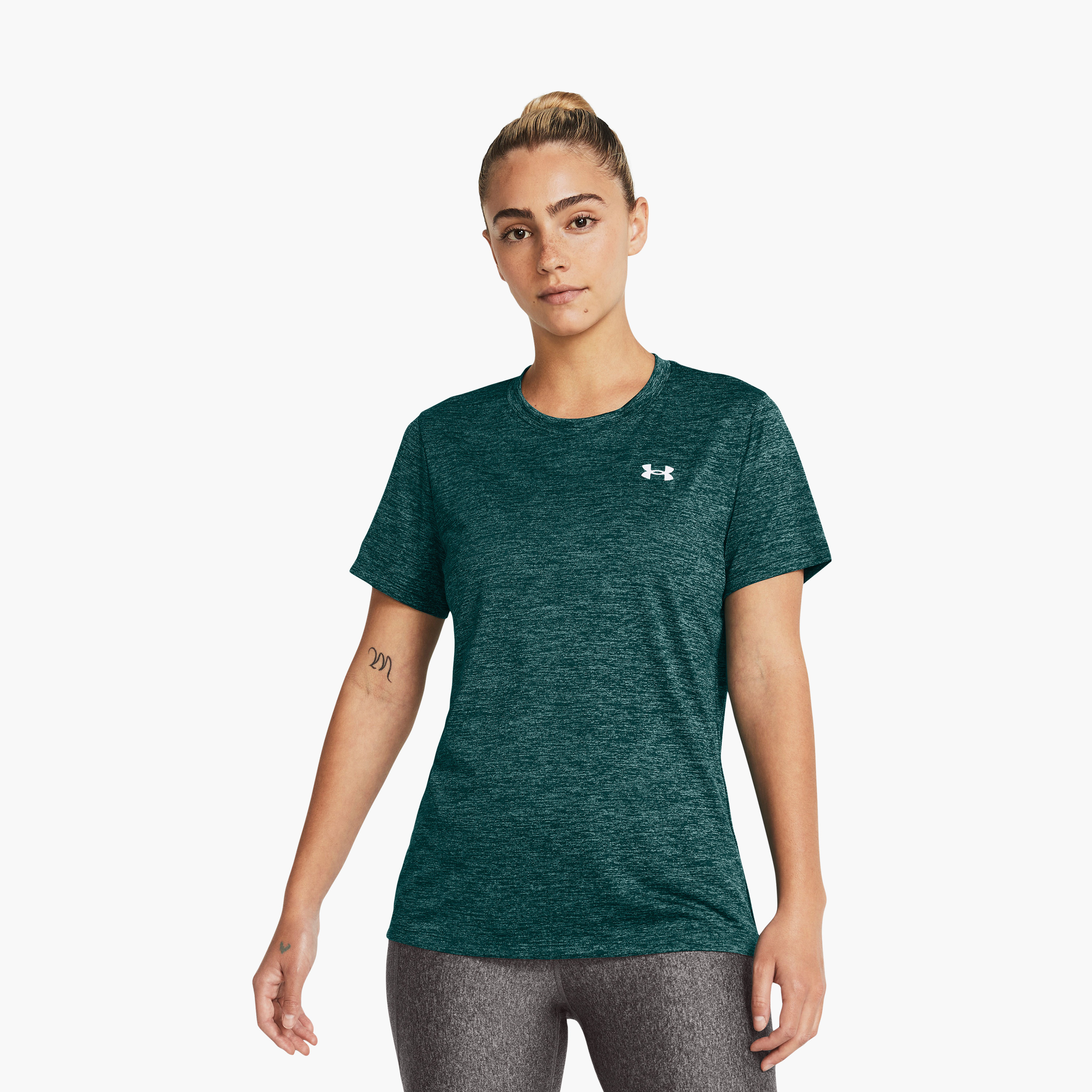تي شيرت تيك تويست للنساء من أندر آرمر 1384230-449 | OE-sports-women-clothing-tshirtsandvests-image-1
