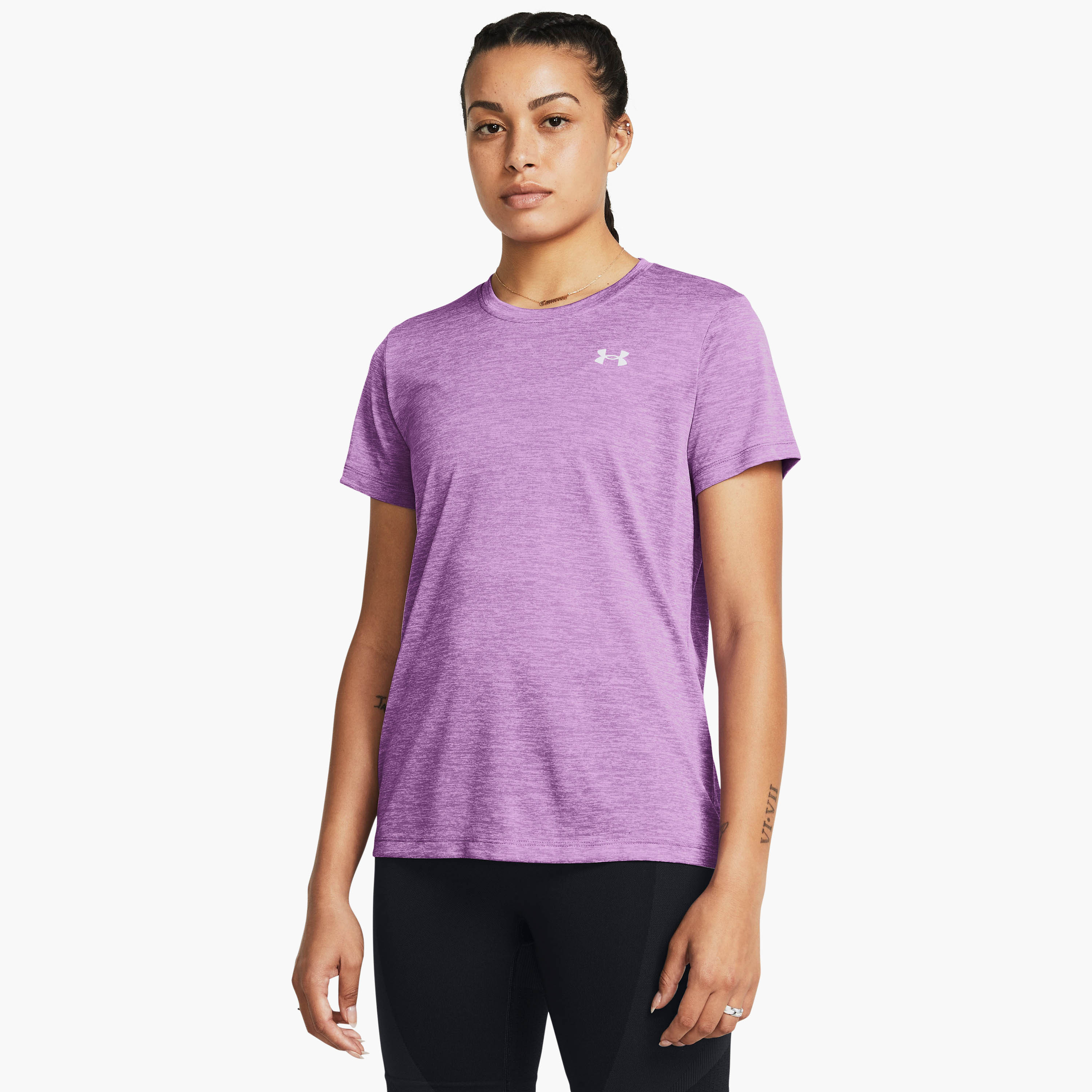 Under Armour Women's Tech Twist T-shirt 1384230-449 | OE-women-clothing-tshirts-image-1