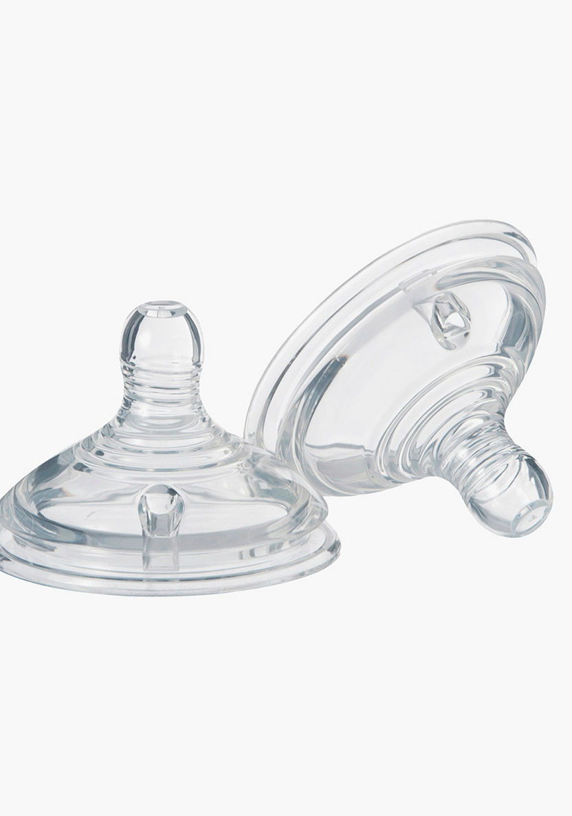 Tommee Tippee Closer to Nature Medium Flow Teat - Set of 2-Bottles and Teats-image-1