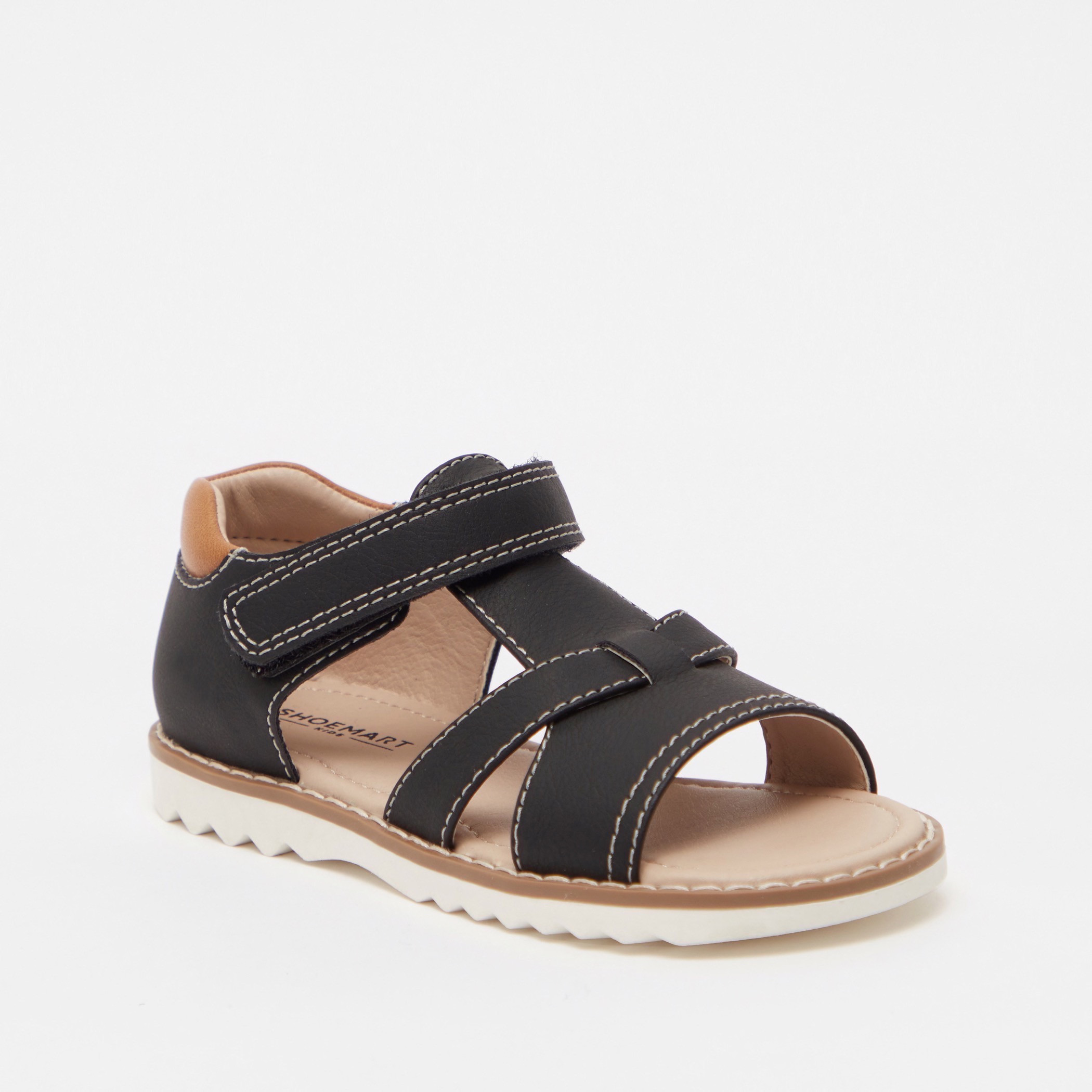 صندل بفتحة إصبع مع شريط إغلاق لاصق-boys-shoes-sandals-image-2