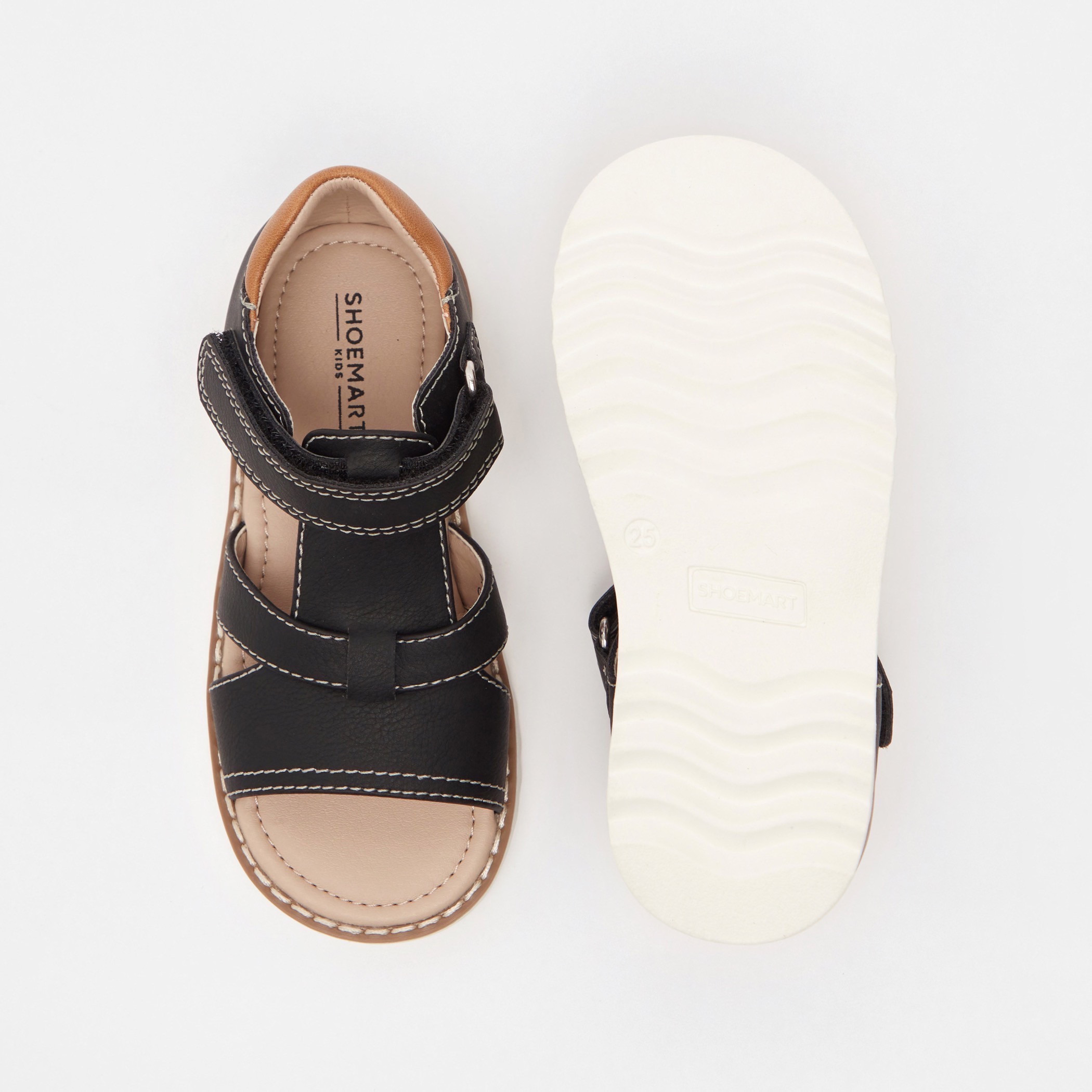 صندل بفتحة إصبع مع شريط إغلاق لاصق-boys-shoes-sandals-image-5