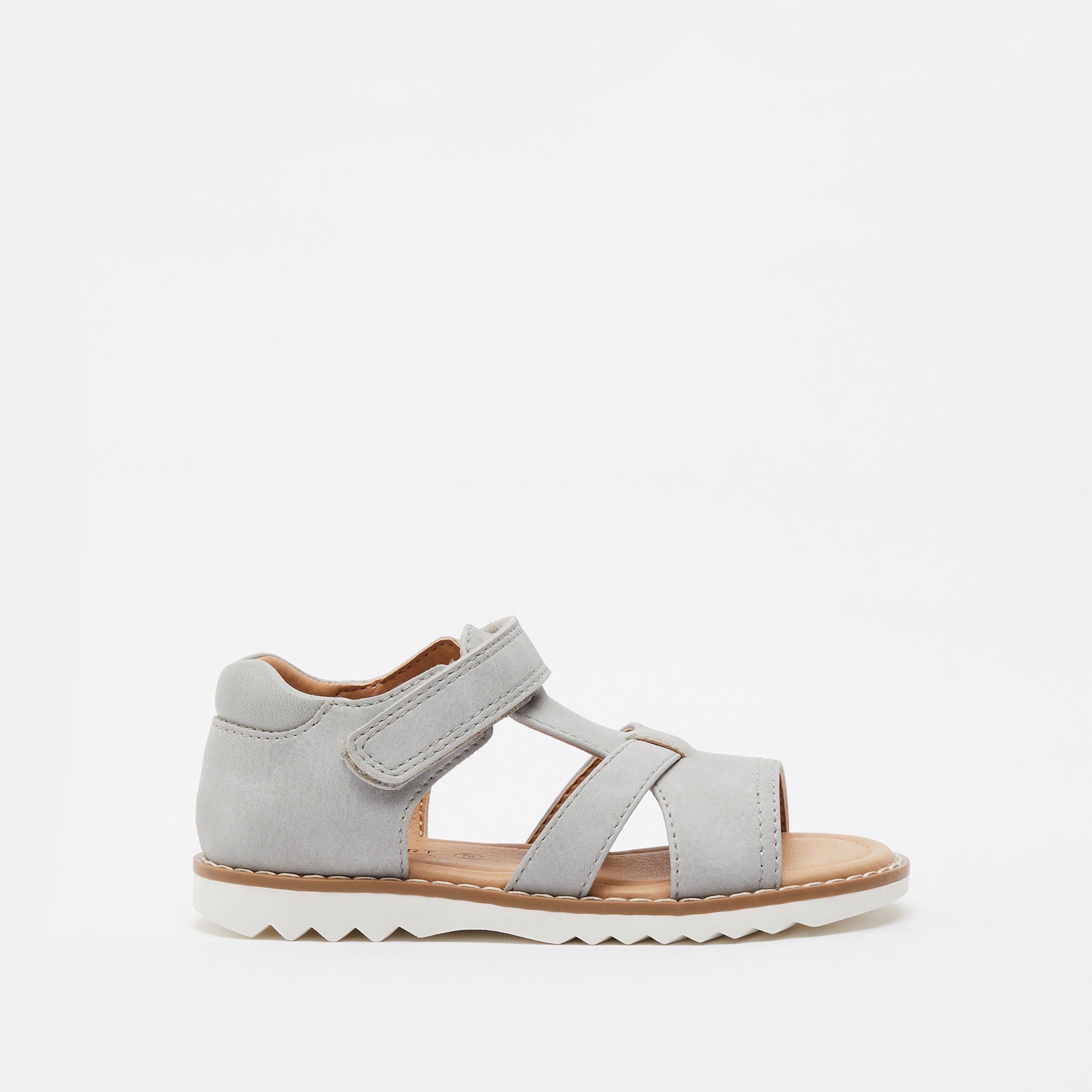 صندل بفتحة إصبع مع شريط إغلاق لاصق-boys-shoes-sandals-image-6