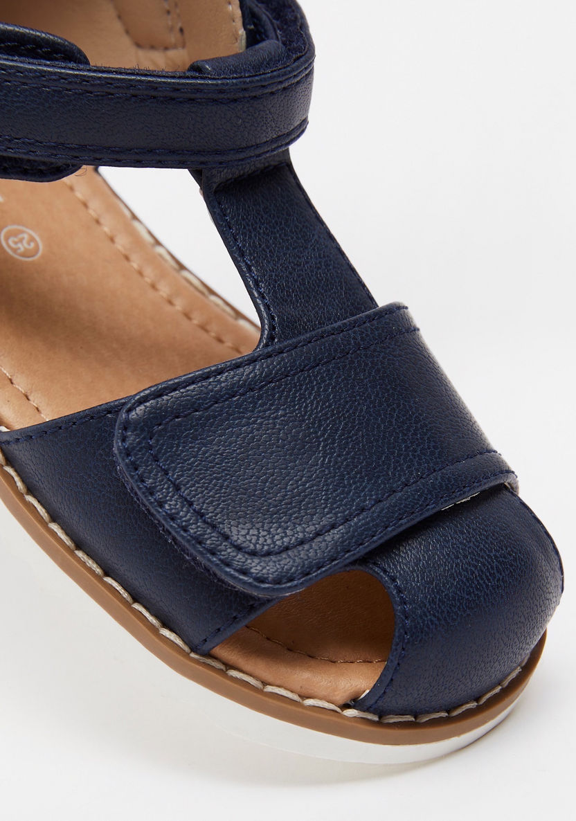 Textured Floaters with Hook and Loop Closure-Boy%27s Sandals-image-3