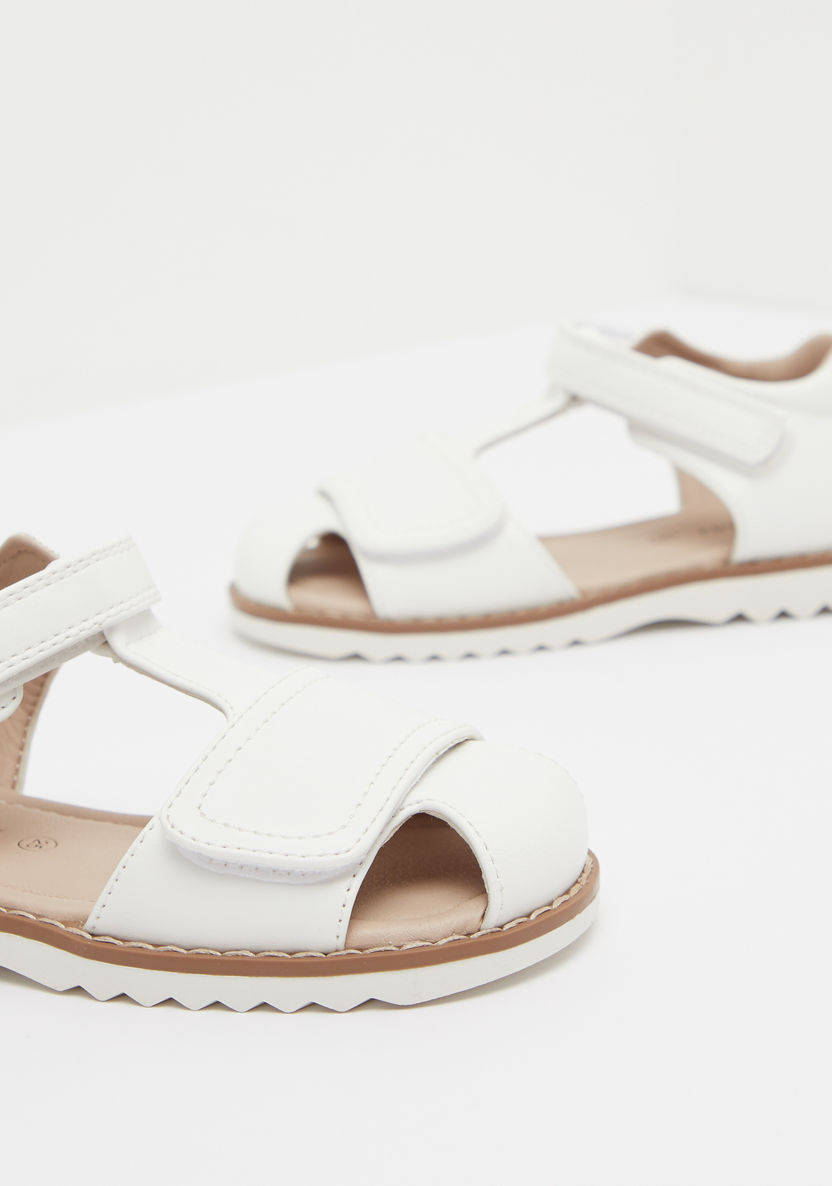 Solid Sandals with Hook and Loop Closure-Boy%27s Sandals-image-3