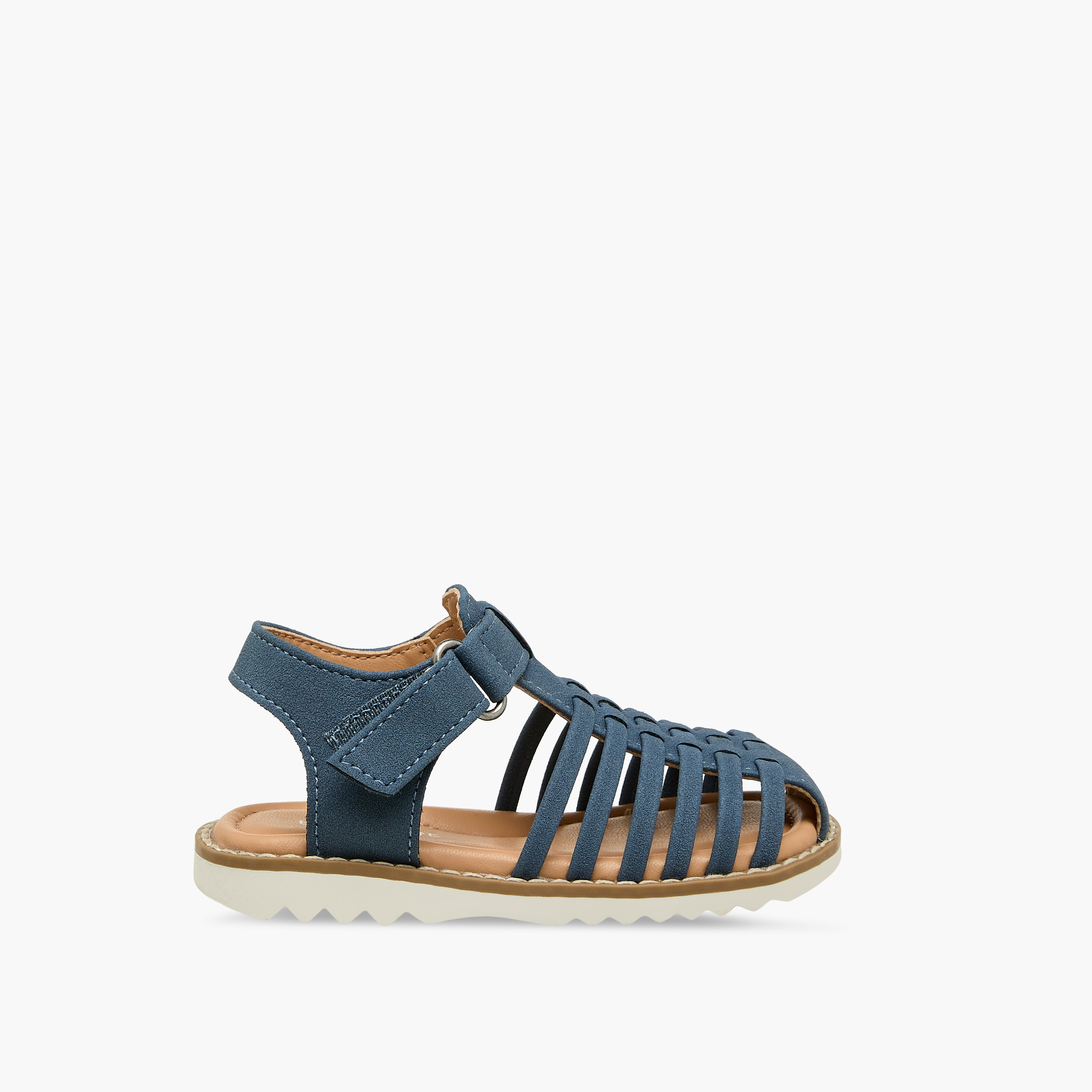 Barefeet Boys Hook & Loop Strap Sandals-boys-shoes-sandals-image-2