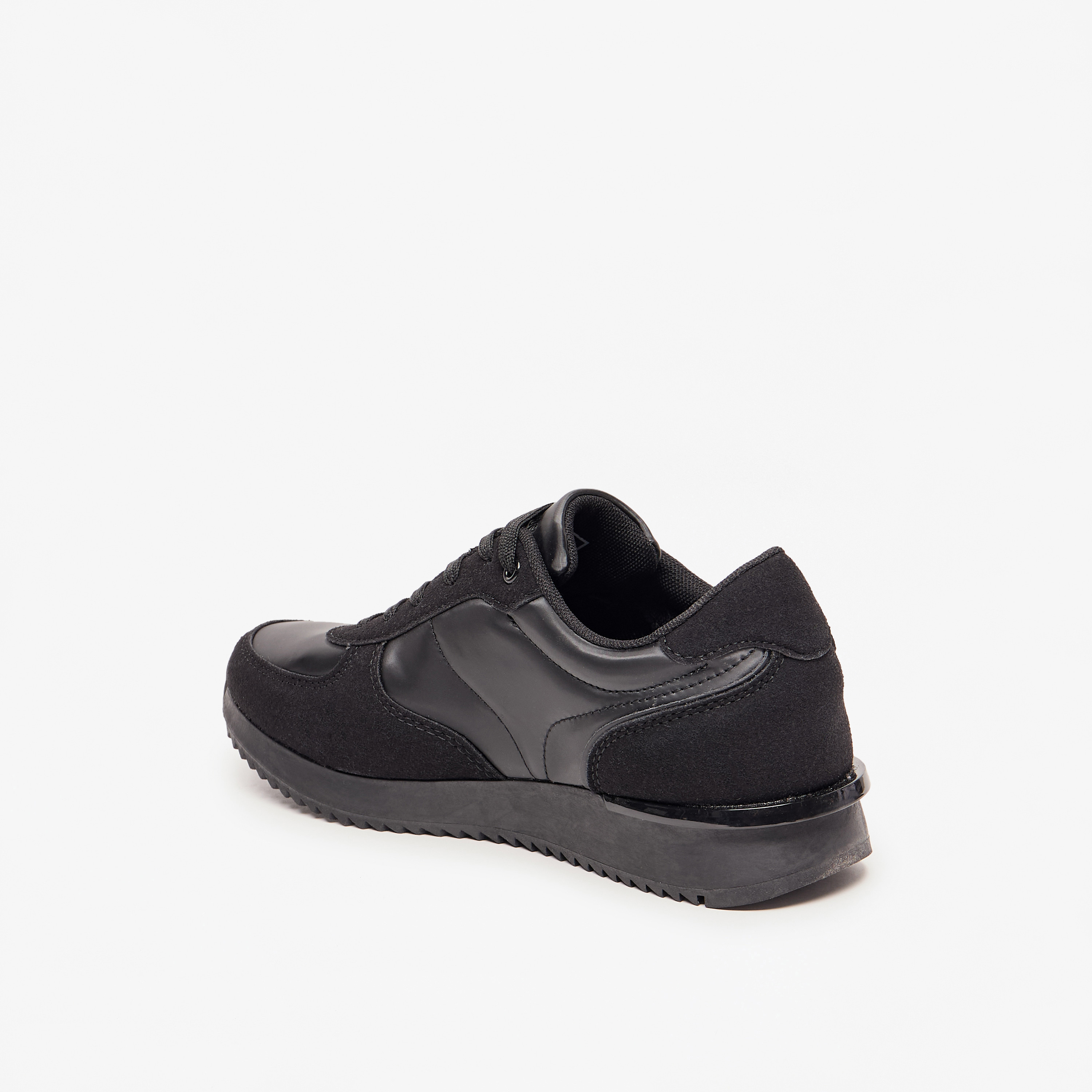 Lee Cooper Women's Panelled Sneakers with Lace-Up Closure-women-shoes-sneakers-image-2