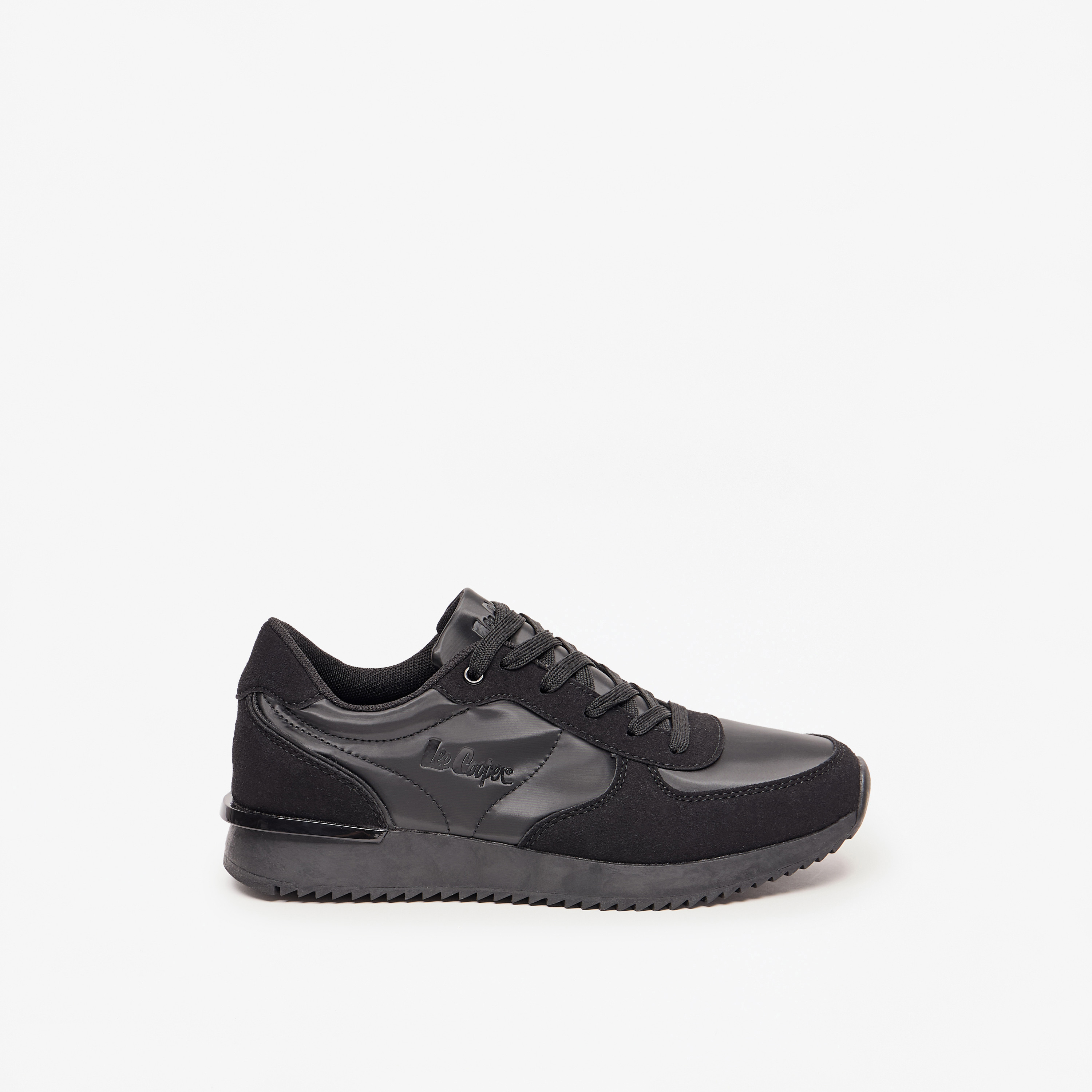 Lee Cooper Women's Panelled Sneakers with Lace-Up Closure-women-shoes-sneakers-image-3
