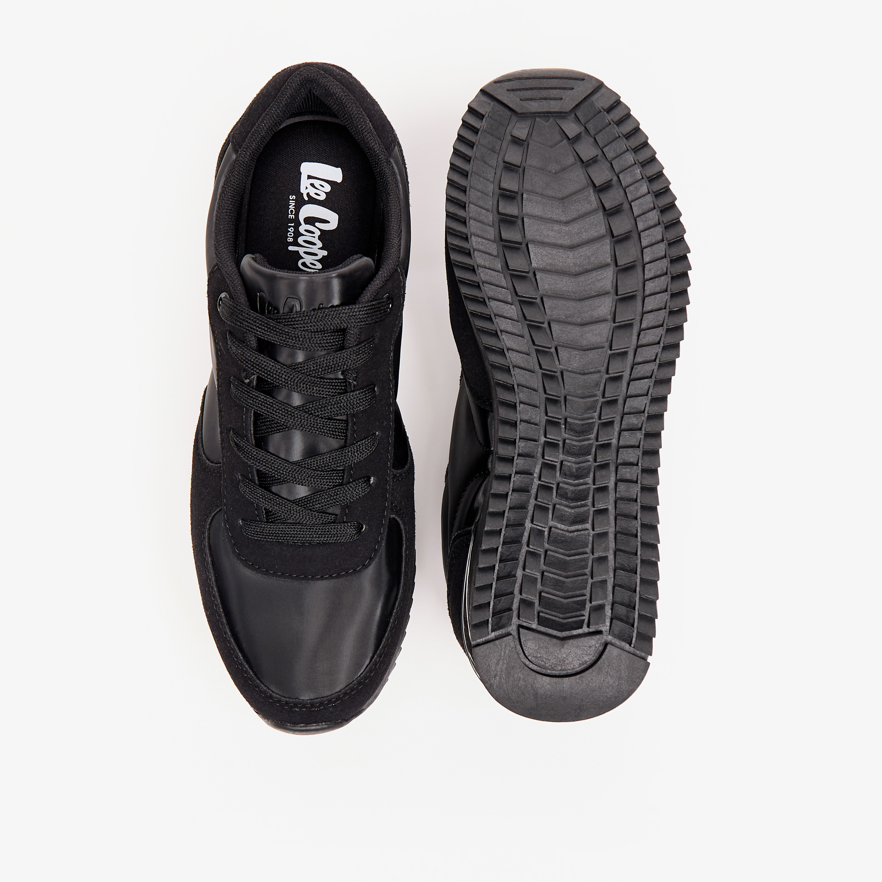 Lee Cooper Women's Panelled Sneakers with Lace-Up Closure-women-shoes-sneakers-image-4