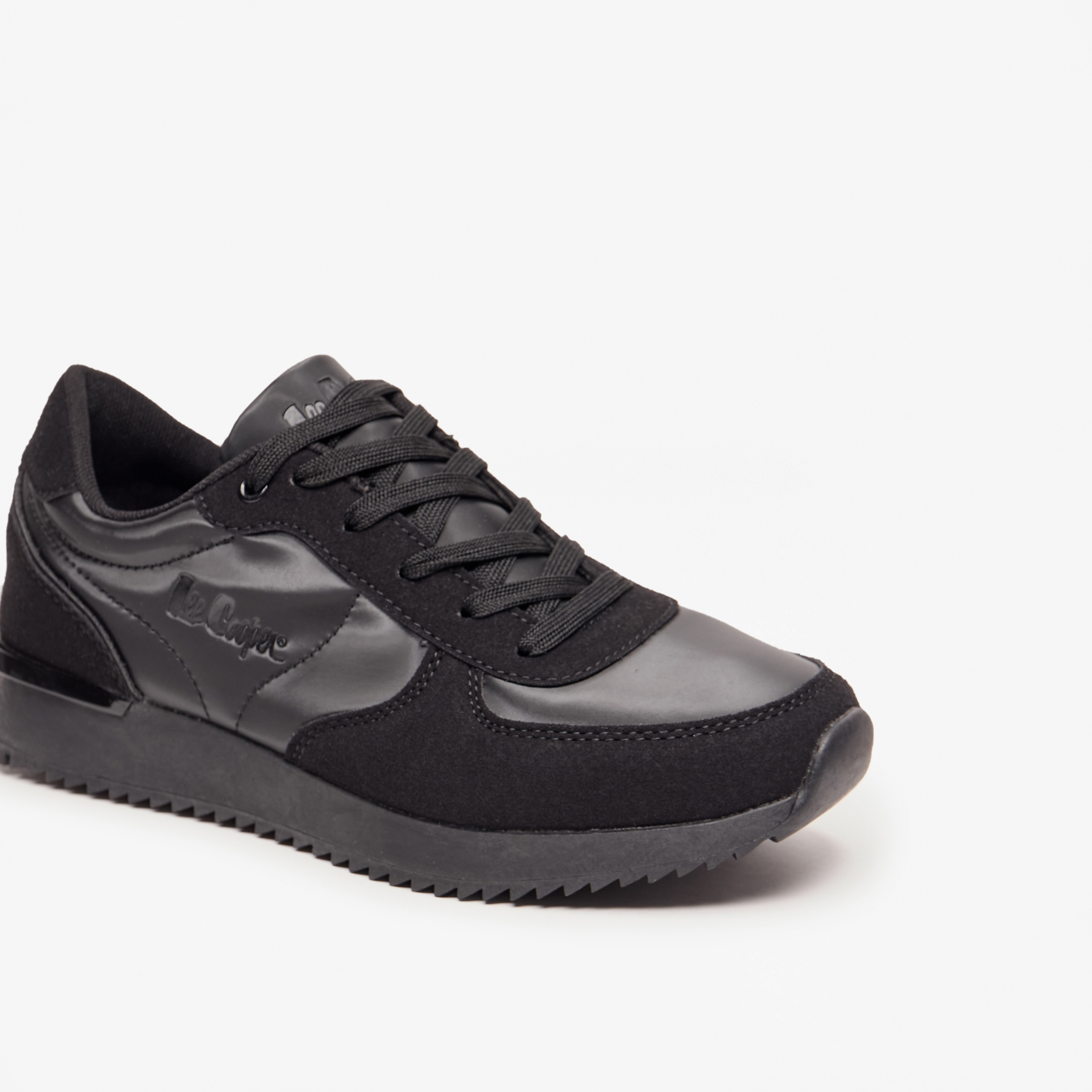 Lee Cooper Women's Panelled Sneakers with Lace-Up Closure-women-shoes-sneakers-image-5