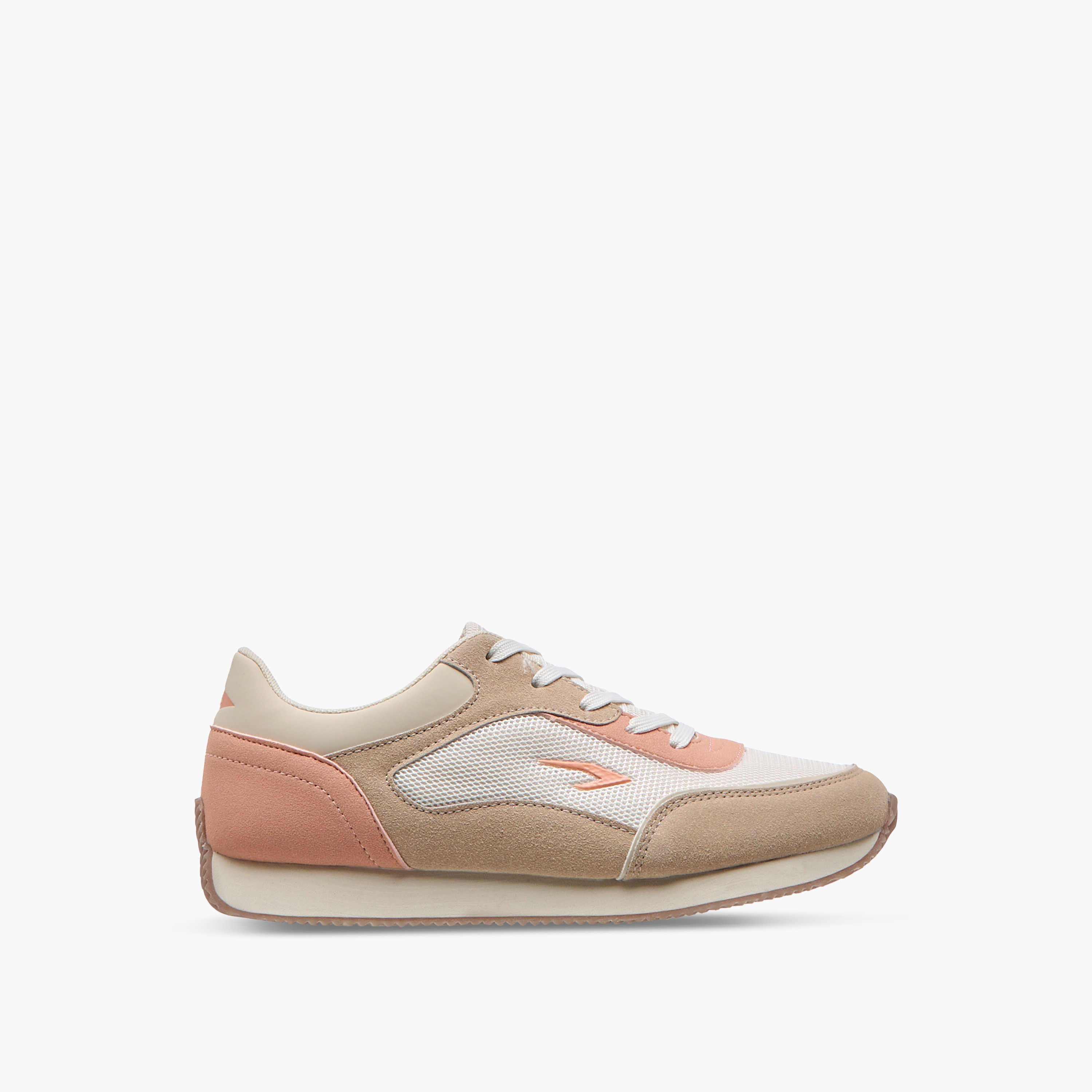 Dash Textured Sneakers with Lace-Up Closure-women-shoes-sneakers-image-3