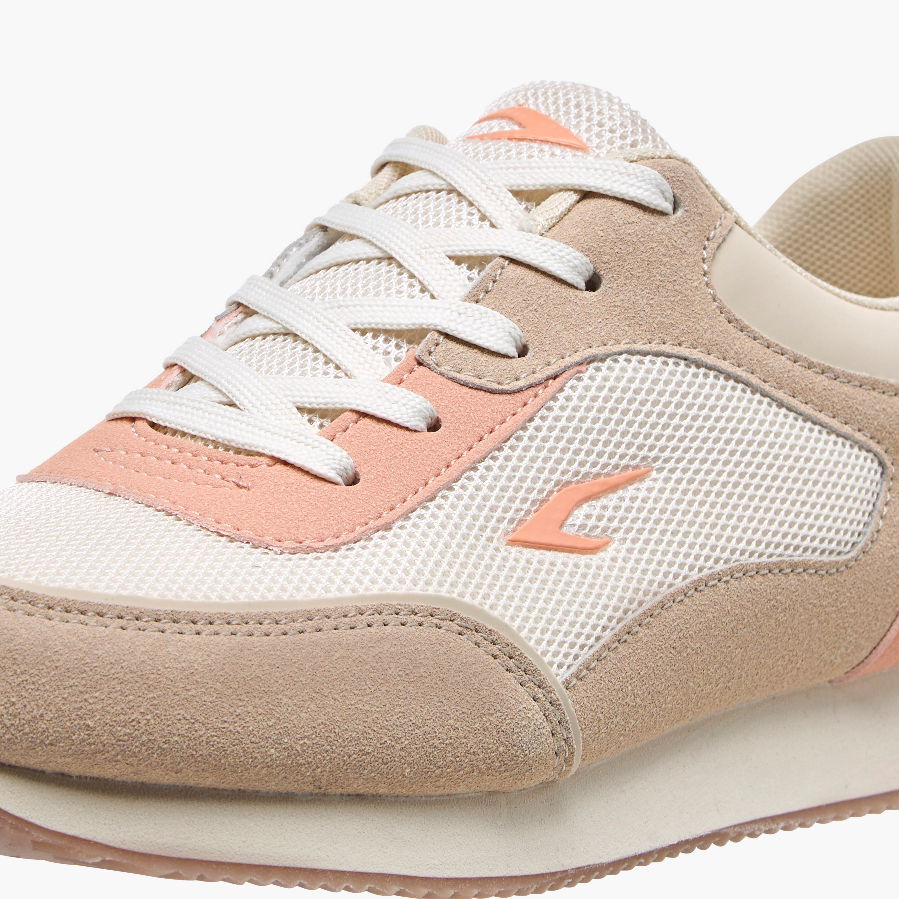 Dash Textured Sneakers with Lace-Up Closure-women-shoes-sneakers-image-4