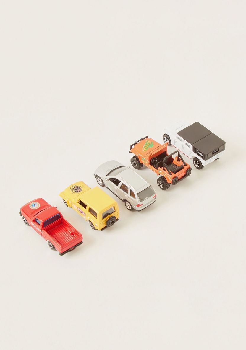 Welly Team Power Street Squad 5-Piece Racing Set-Scooters and Vehicles-image-2