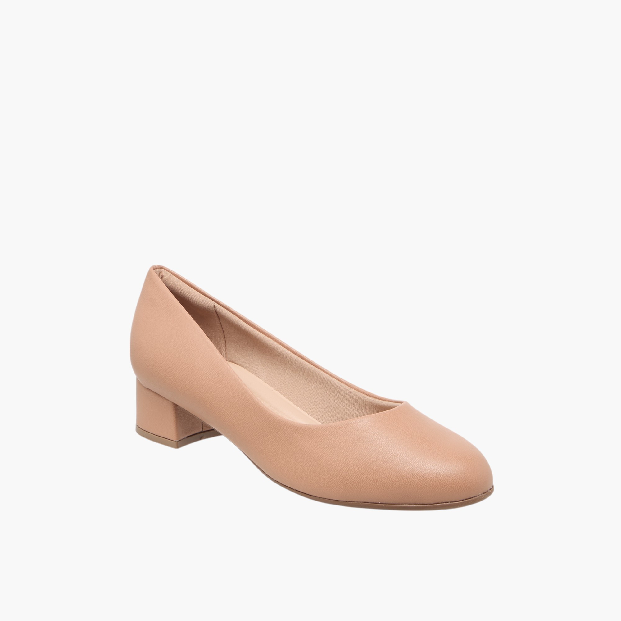 حذاء سهل الارتداء سادة بكعب عريض من بيكاديللي-women-shoes-heels-image-2