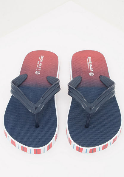 Ombre Print Thong Slippers-Boy%27s Flip Flops & Beach Slippers-image-1