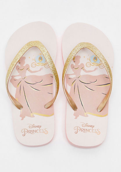 Disney Princess Print Slip-On Thong Slippers