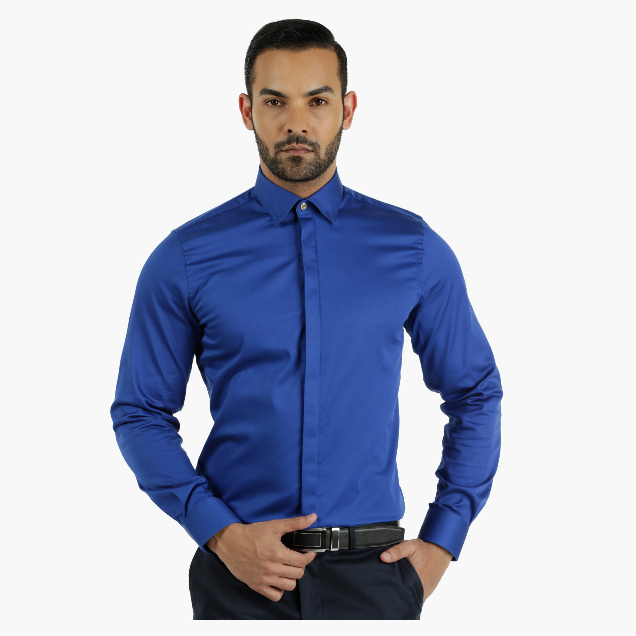 Sateen discount dress shirt