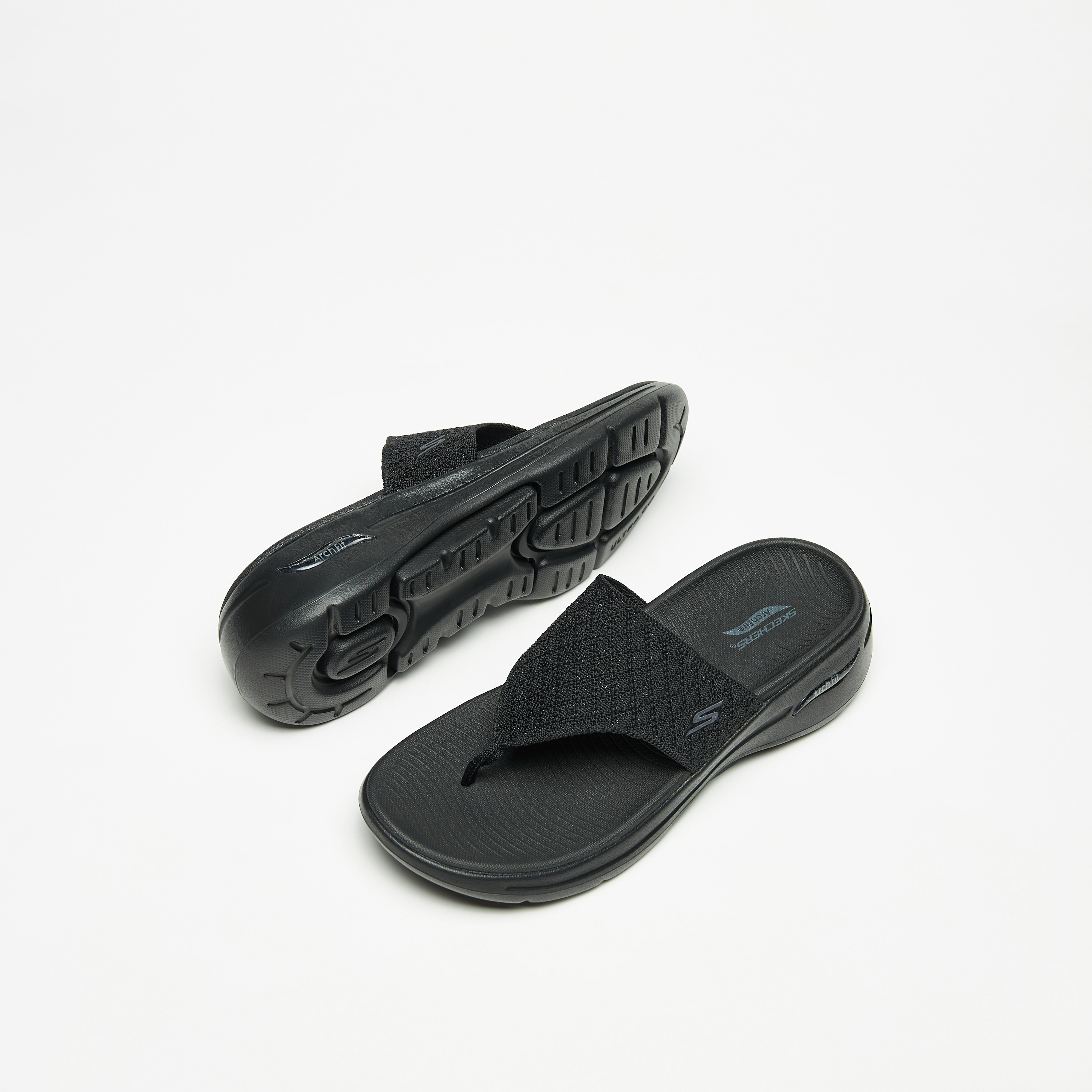 سكيتشرز جو ووك صندل حرائي 140803 | OE-women-shoes-sandals-flats-image-27