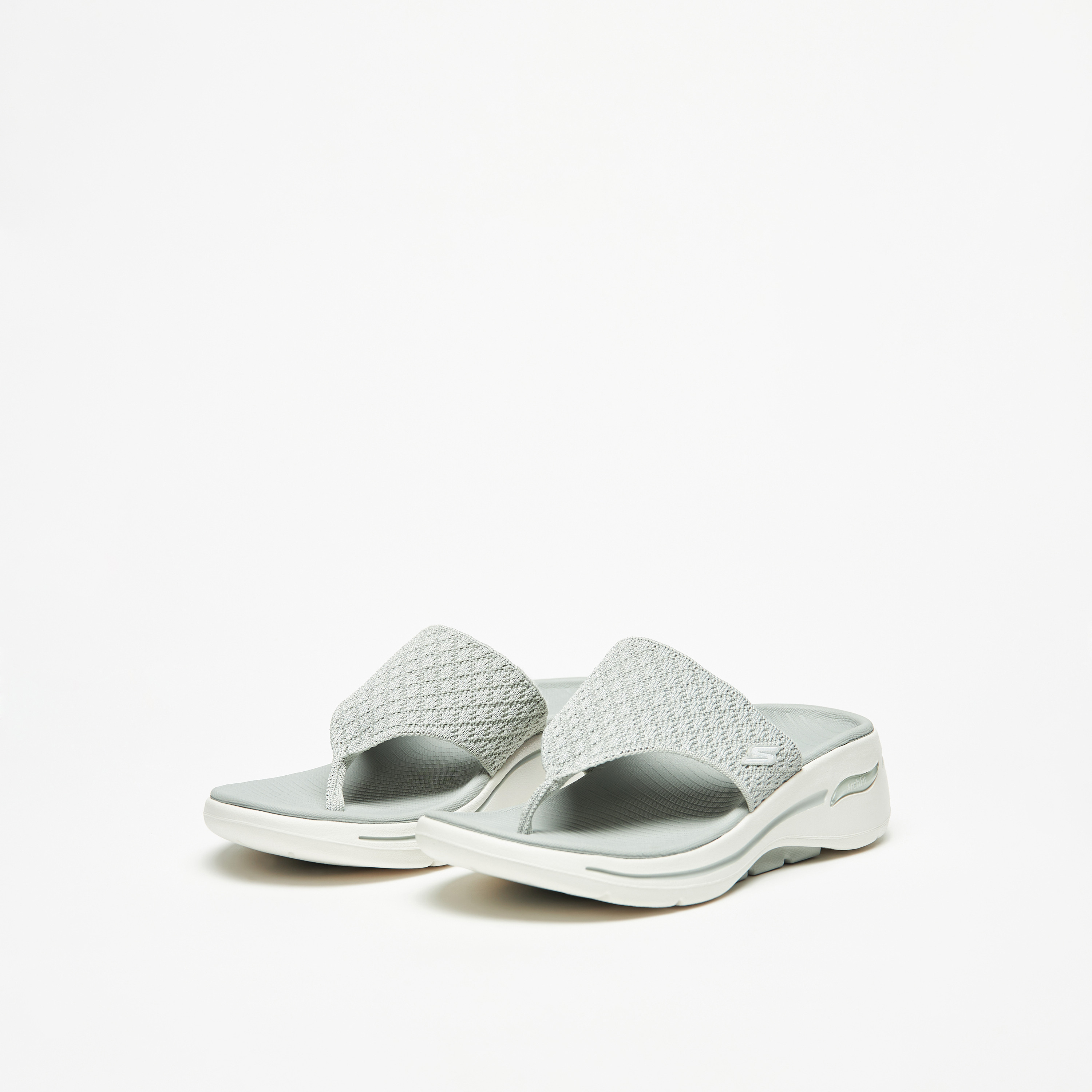 سكيتشرز جو ووك صندل حرائي 140803 | OE-women-shoes-sandals-flats-image-2