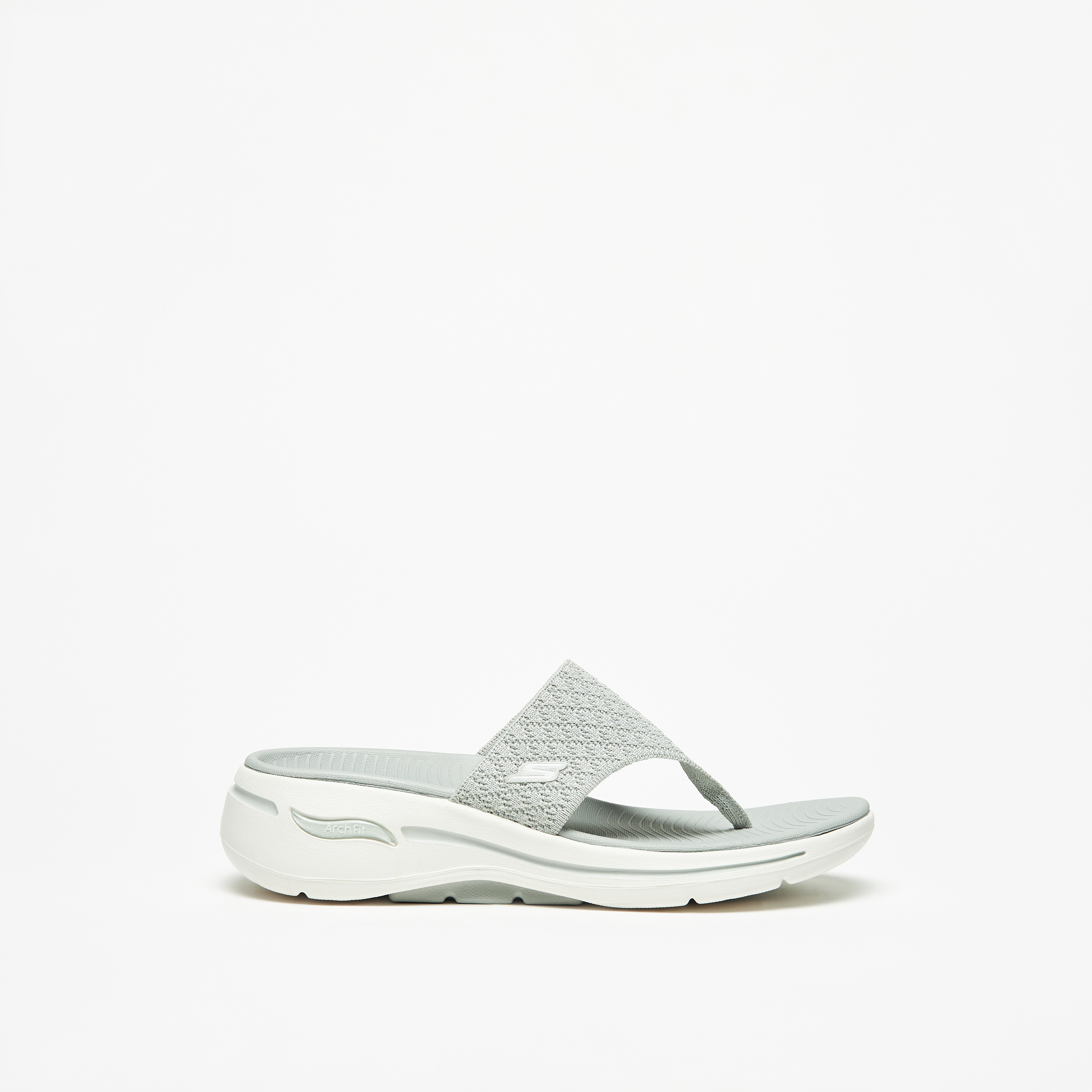سكيتشرز جو ووك صندل حرائي 140803 | OE-women-shoes-sandals-flats-image-4