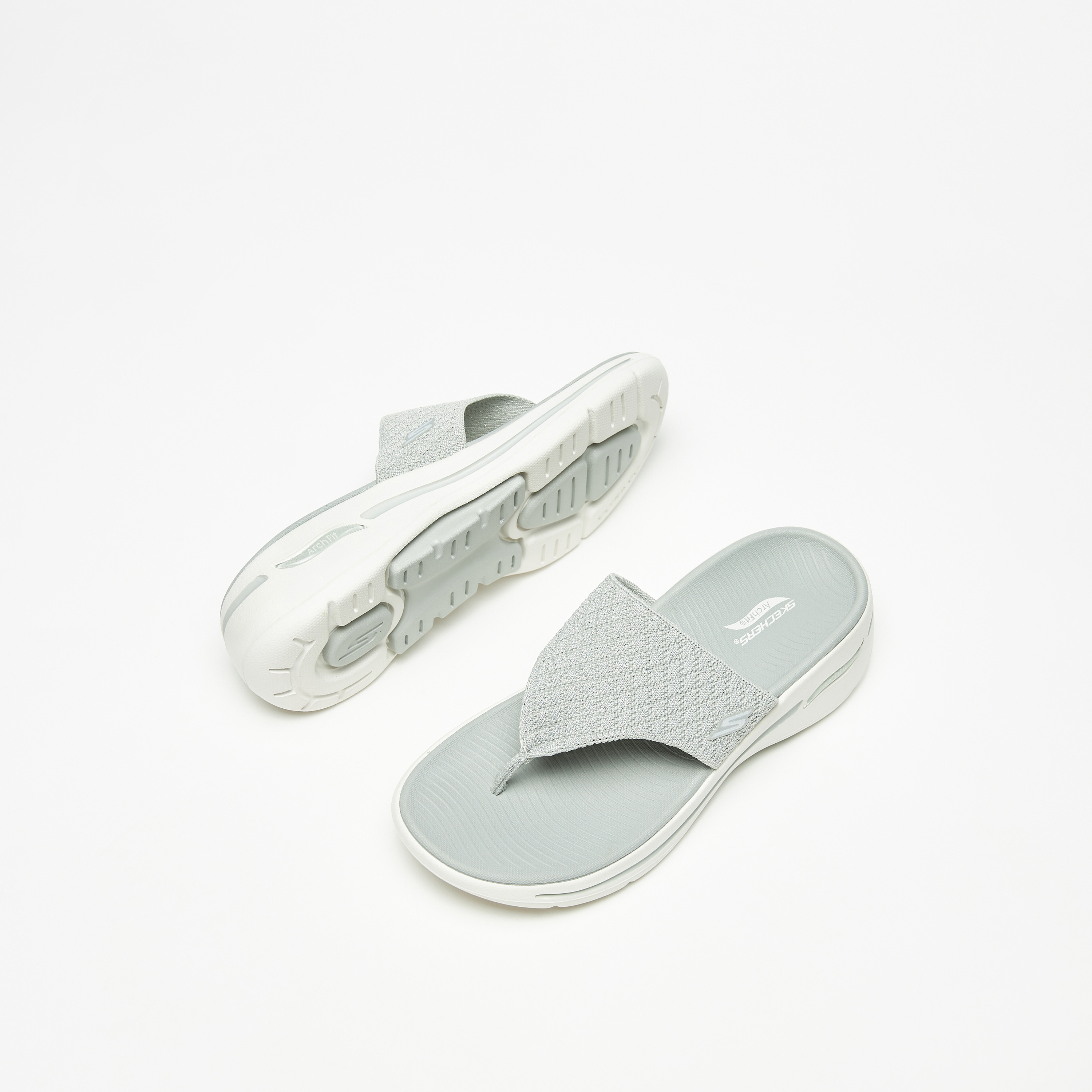 سكيتشرز جو ووك صندل حرائي 140803 | OE-women-shoes-sandals-flats-image-6