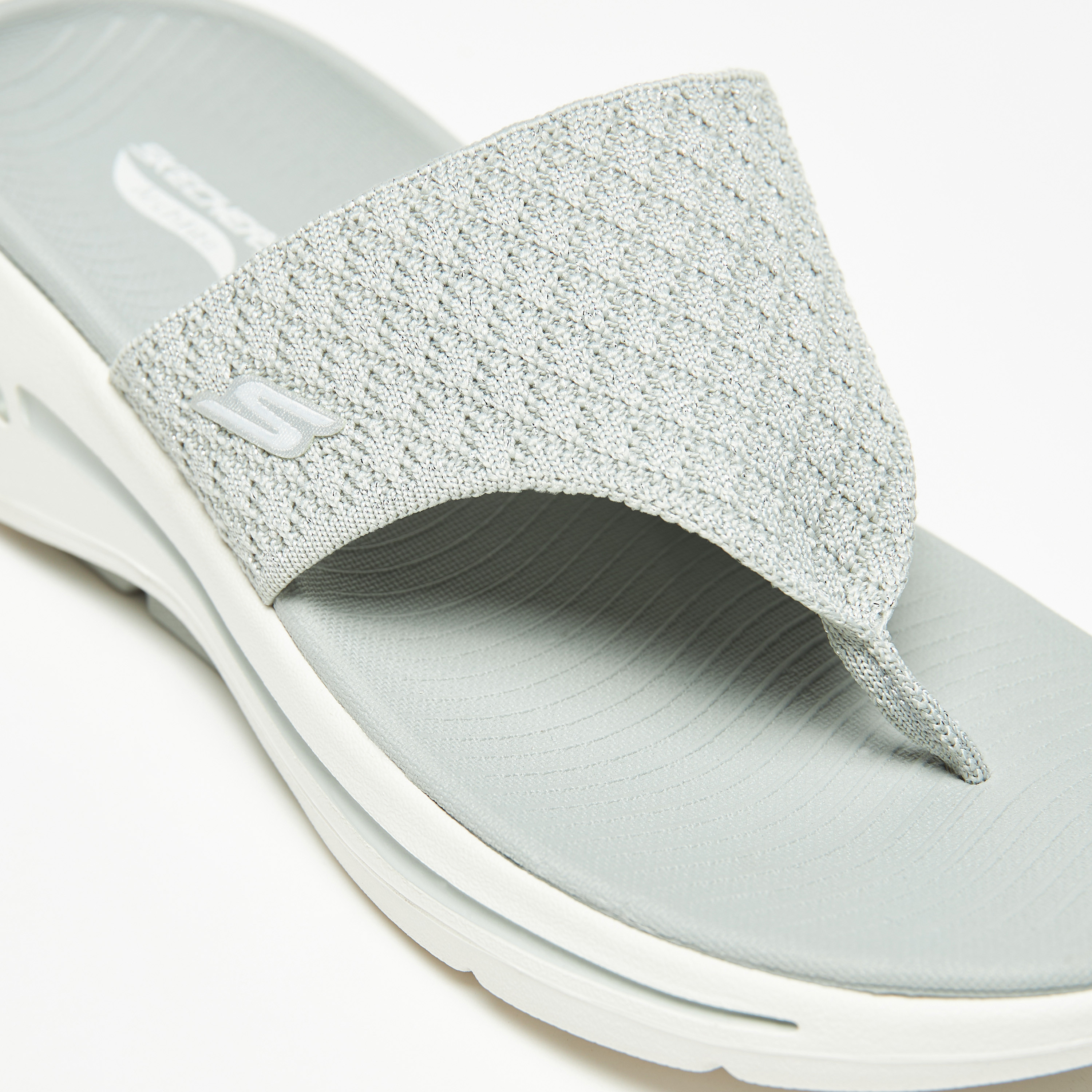 سكيتشرز جو ووك صندل حرائي 140803 | OE-women-shoes-sandals-flats-image-7