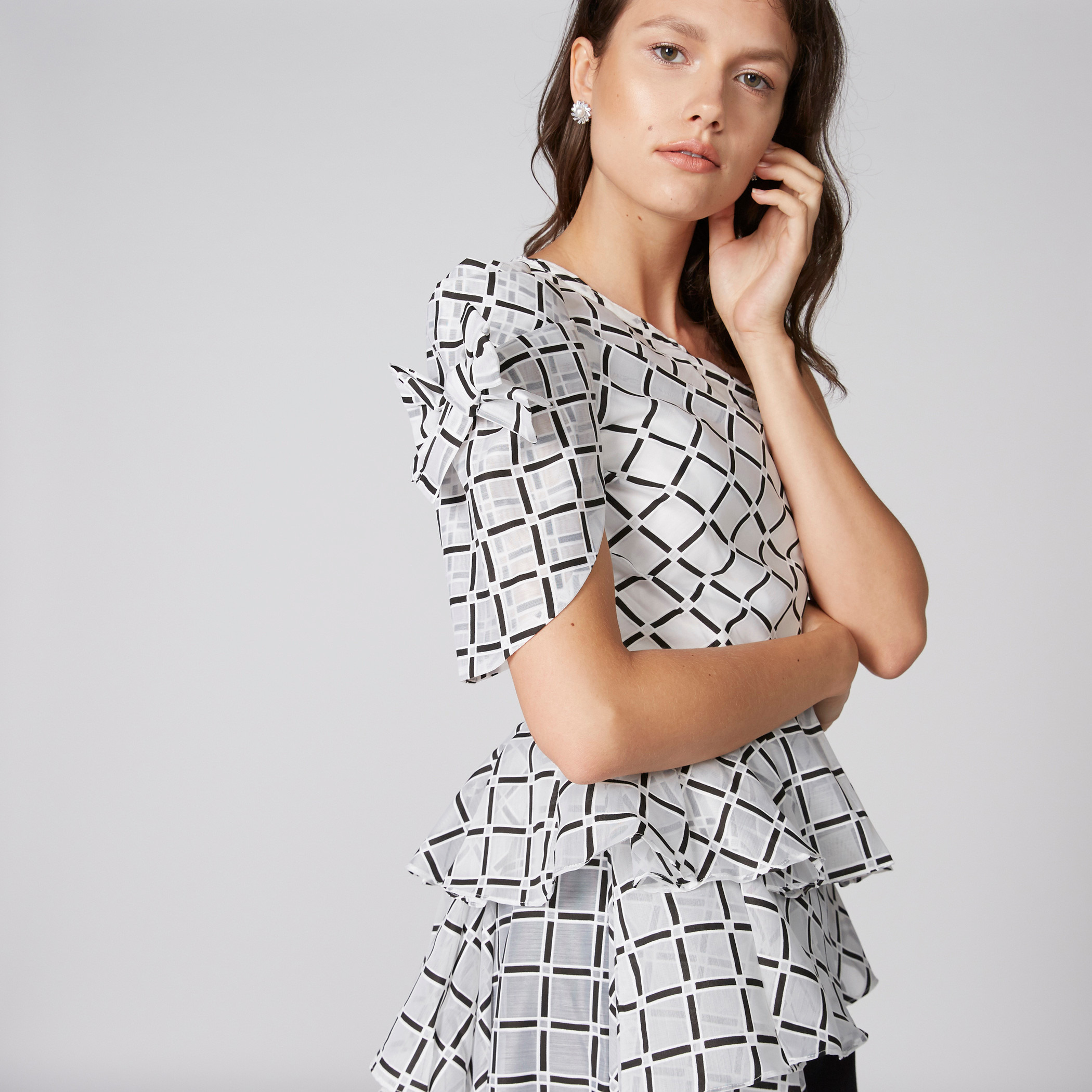 elle peplum top