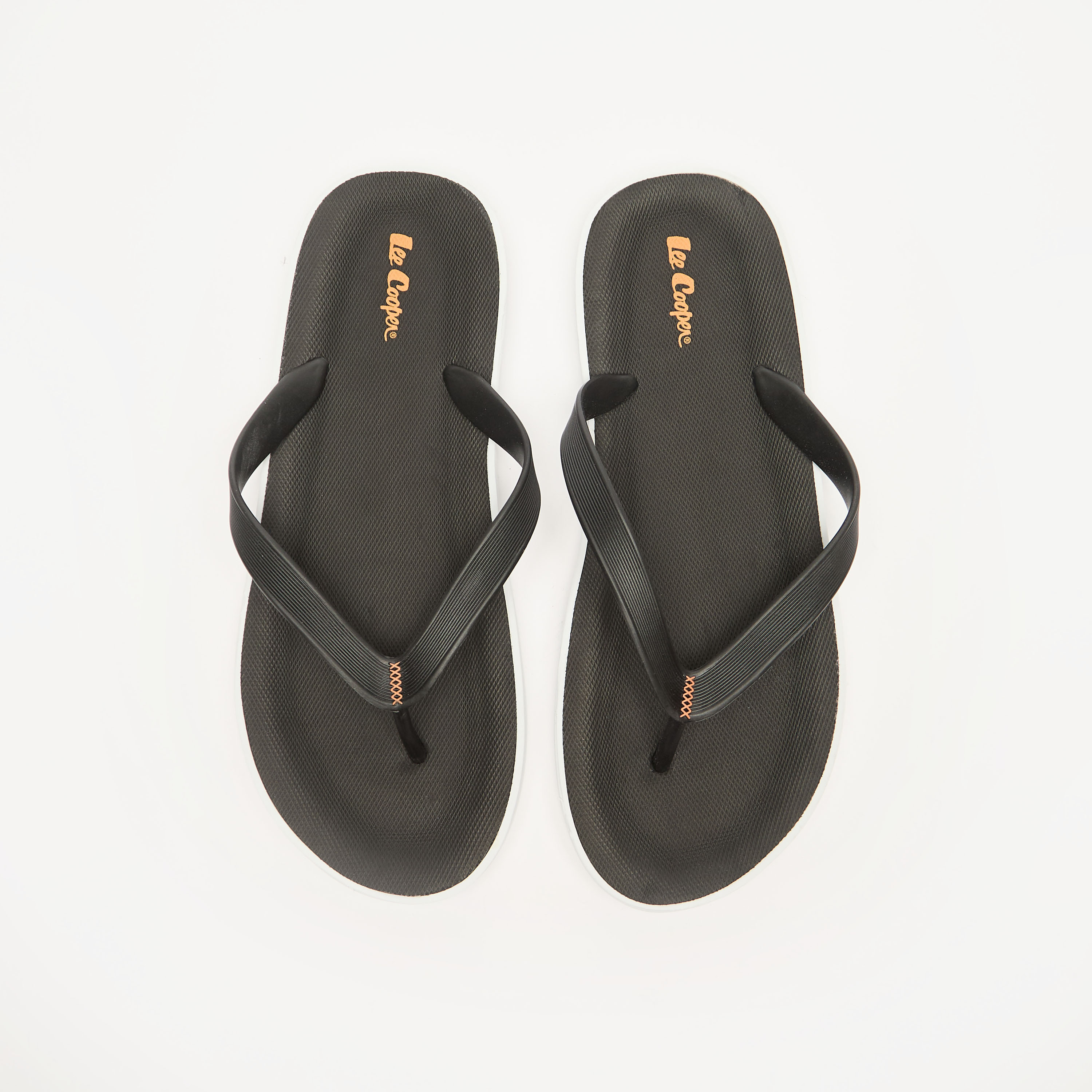 Lee Cooper Men's Solid Flip Flops-men-shoes-flipflopsandslides-image-1