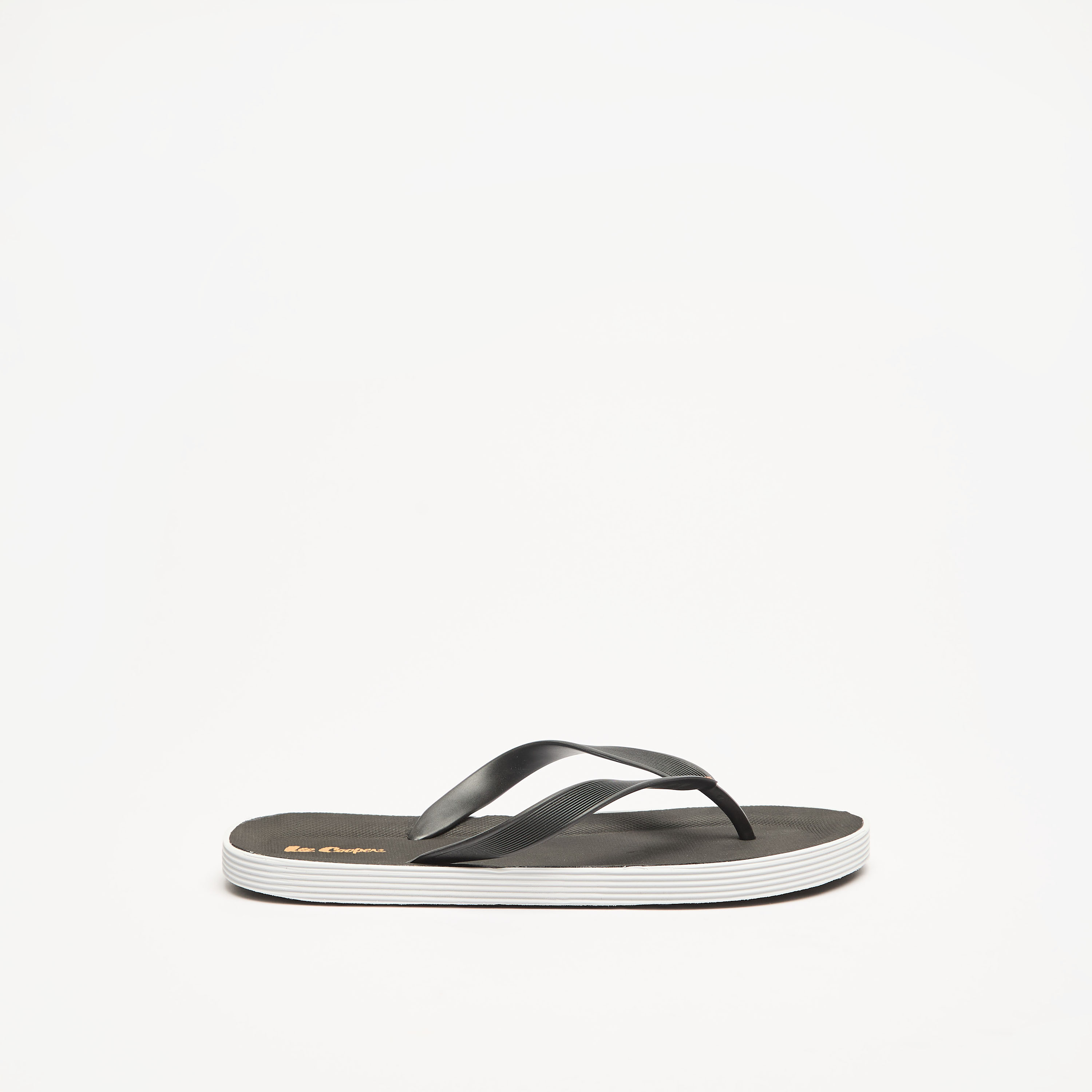 Lee Cooper Men's Solid Flip Flops-men-shoes-flipflopsandslides-image-3