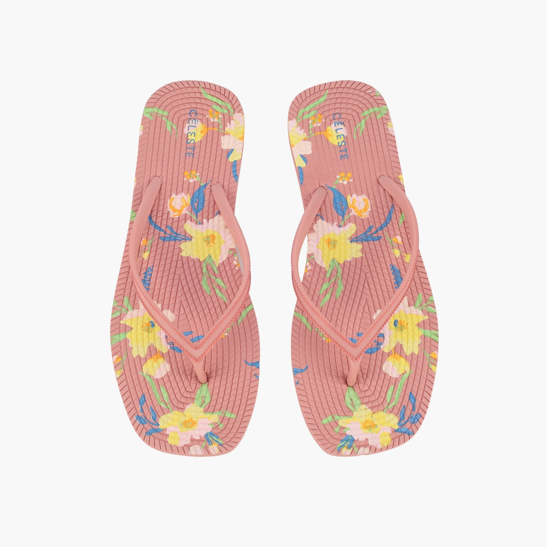 Celeste Women Floral Print Flip Flops-women-shoes-flipflopsandslides-image-1