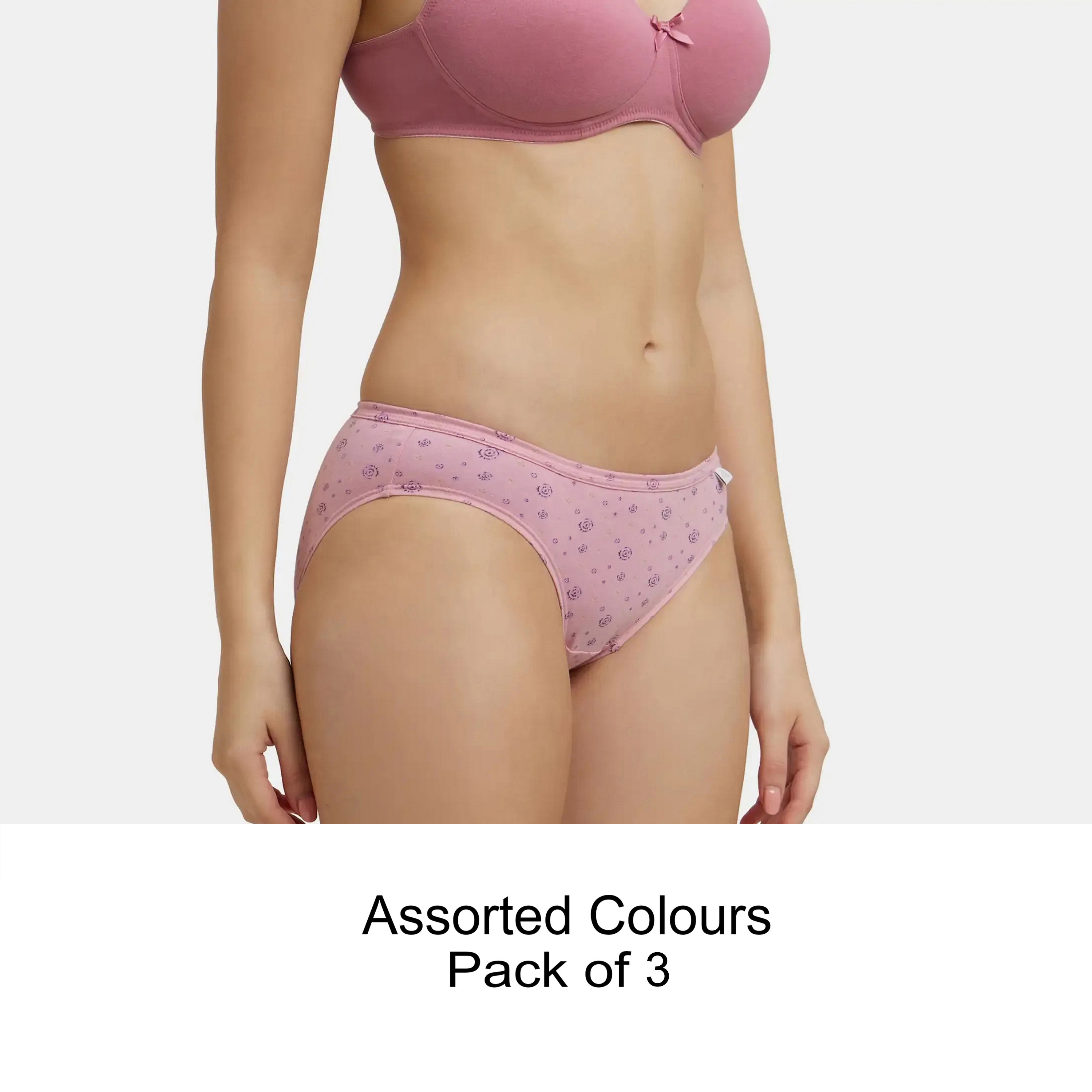 Pack of 3 Jockey Women Assorted Simple Comfort Printed Bikini-women-clothing-lingerie-panties-image-1