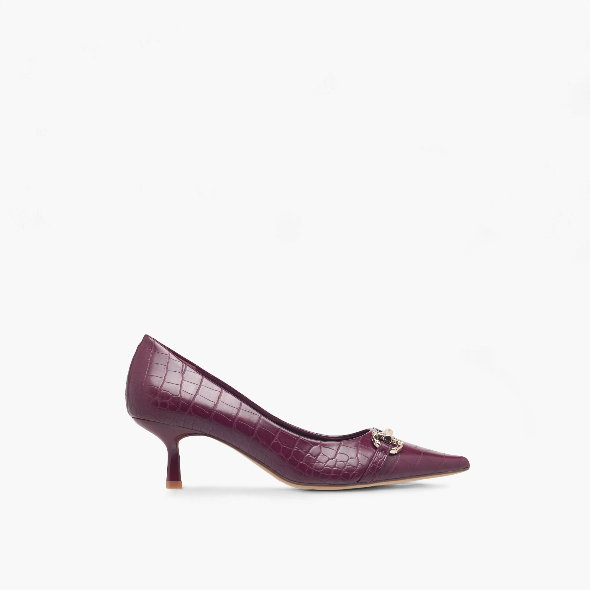 Celeste Women's Textured Slip-On Pumps with Kitten Heels-women-shoes-heels-image-8