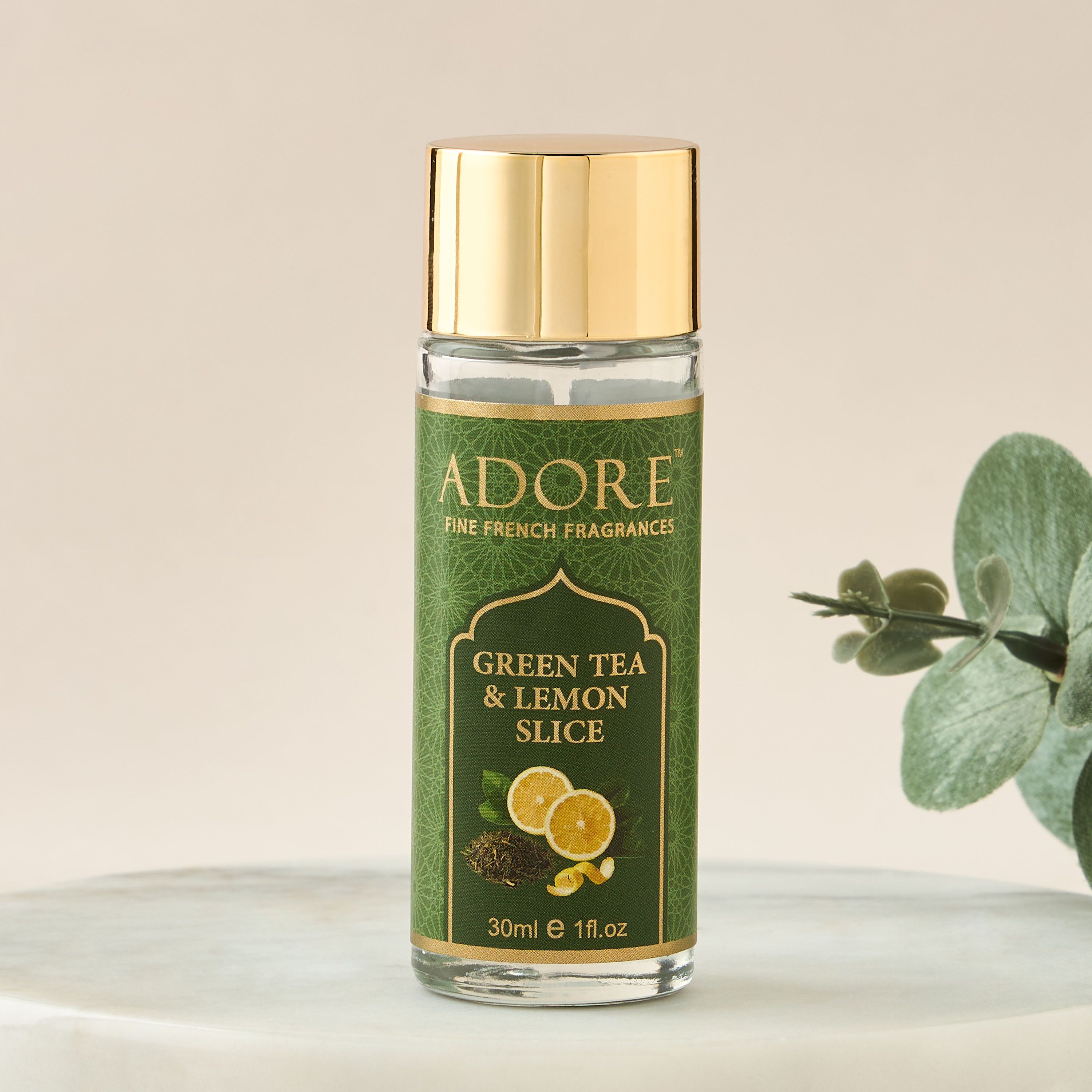 Adore Green Tea & Lemon Slice Home Fragrance Oil - 30 ml-household-homefragrance-fragranceoilsandessence-image-1