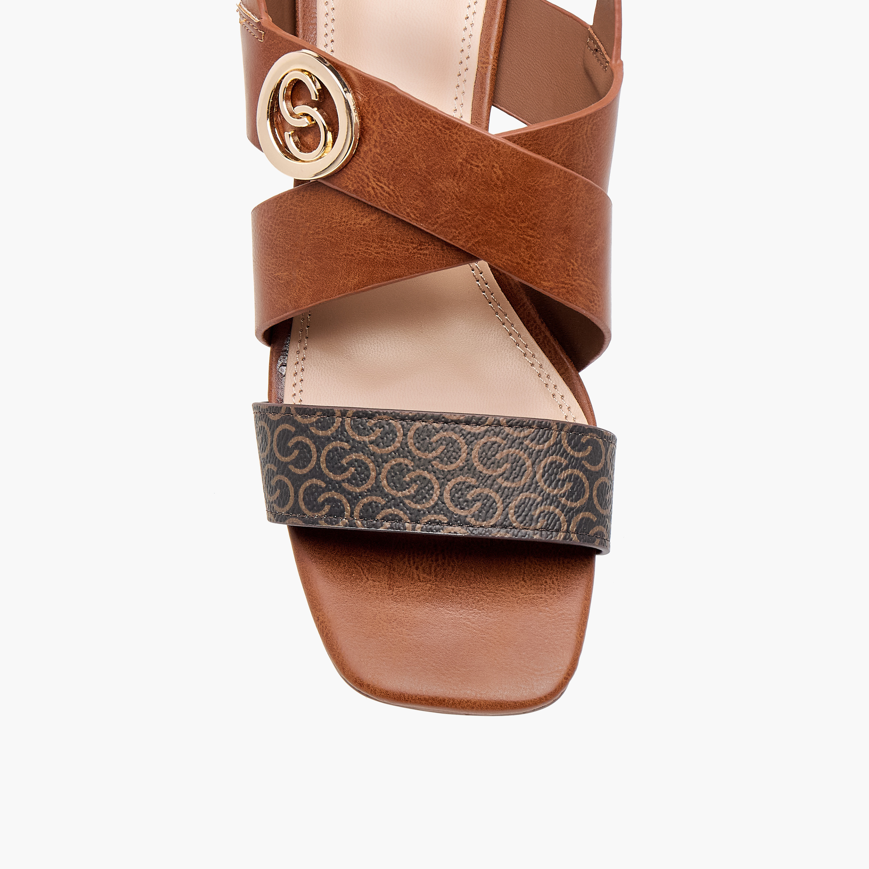 صندل بكعب عريض وطبعات مونوجرام للنساء من سيليست-women-shoes-sandals-heeled-image-4
