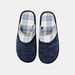 Checked Closed Toe Bedroom Slippers-Men%27s Bedrooms Slippers-thumbnail-1