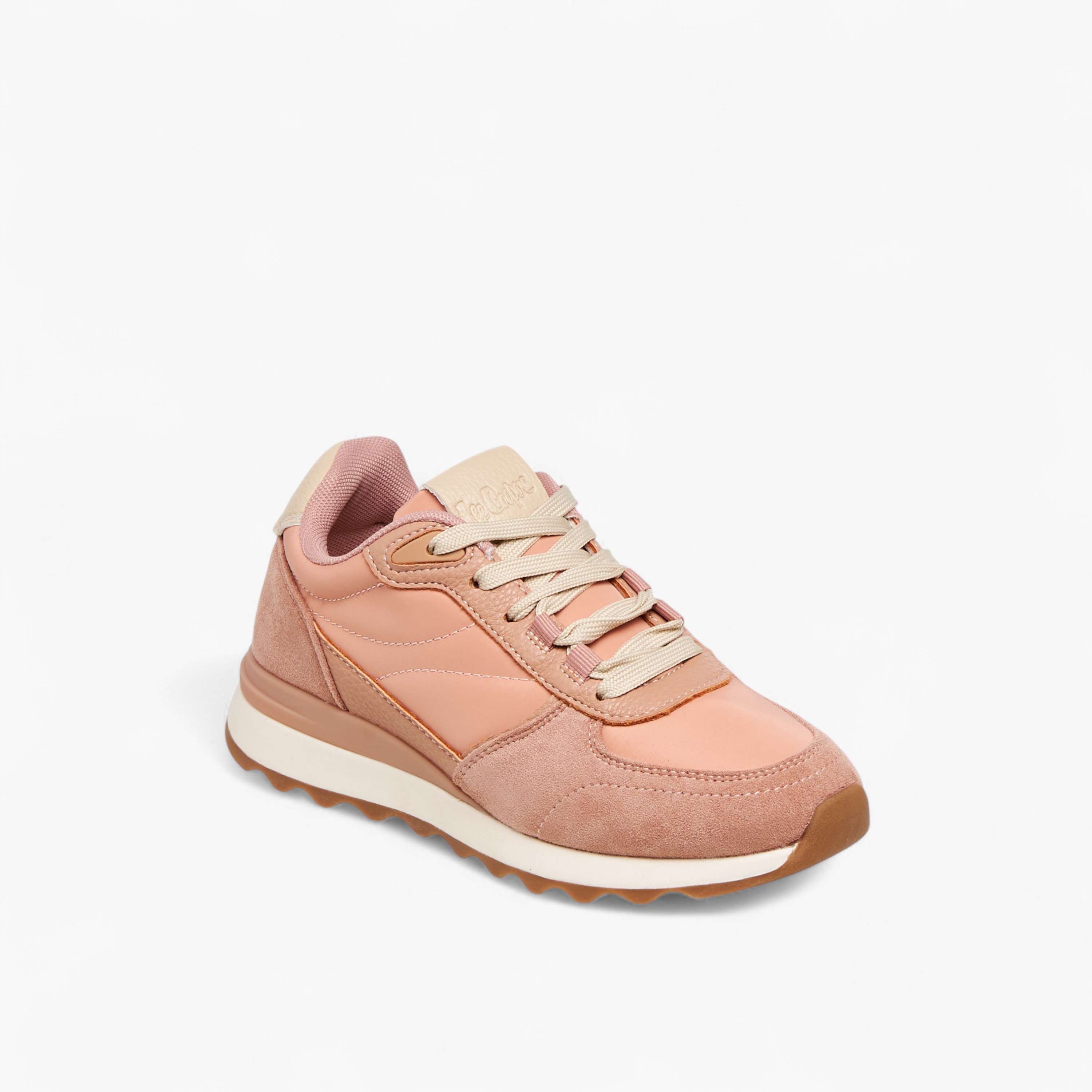 Lee Cooper Women's Panelled Lace-Up Sneakers-women-shoes-sneakers-image-2