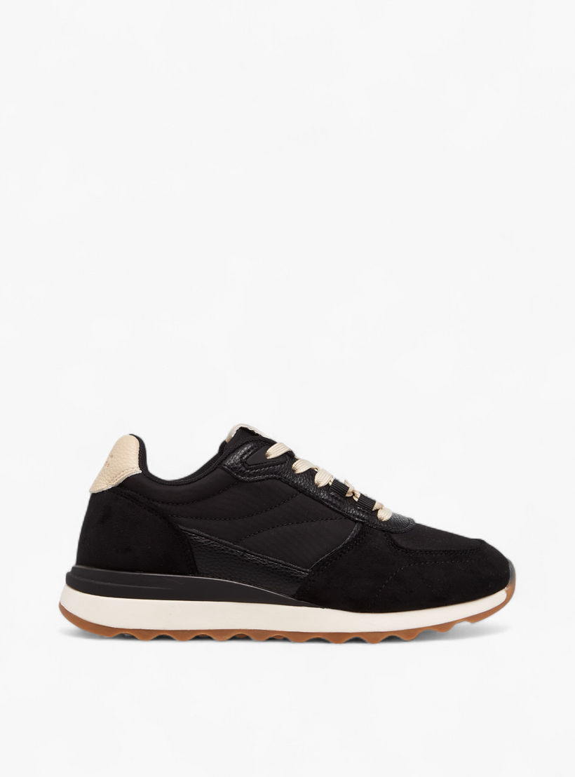 Lee Cooper Women's Panelled Lace-Up Sneakers-women-shoes-sneakers-image-3