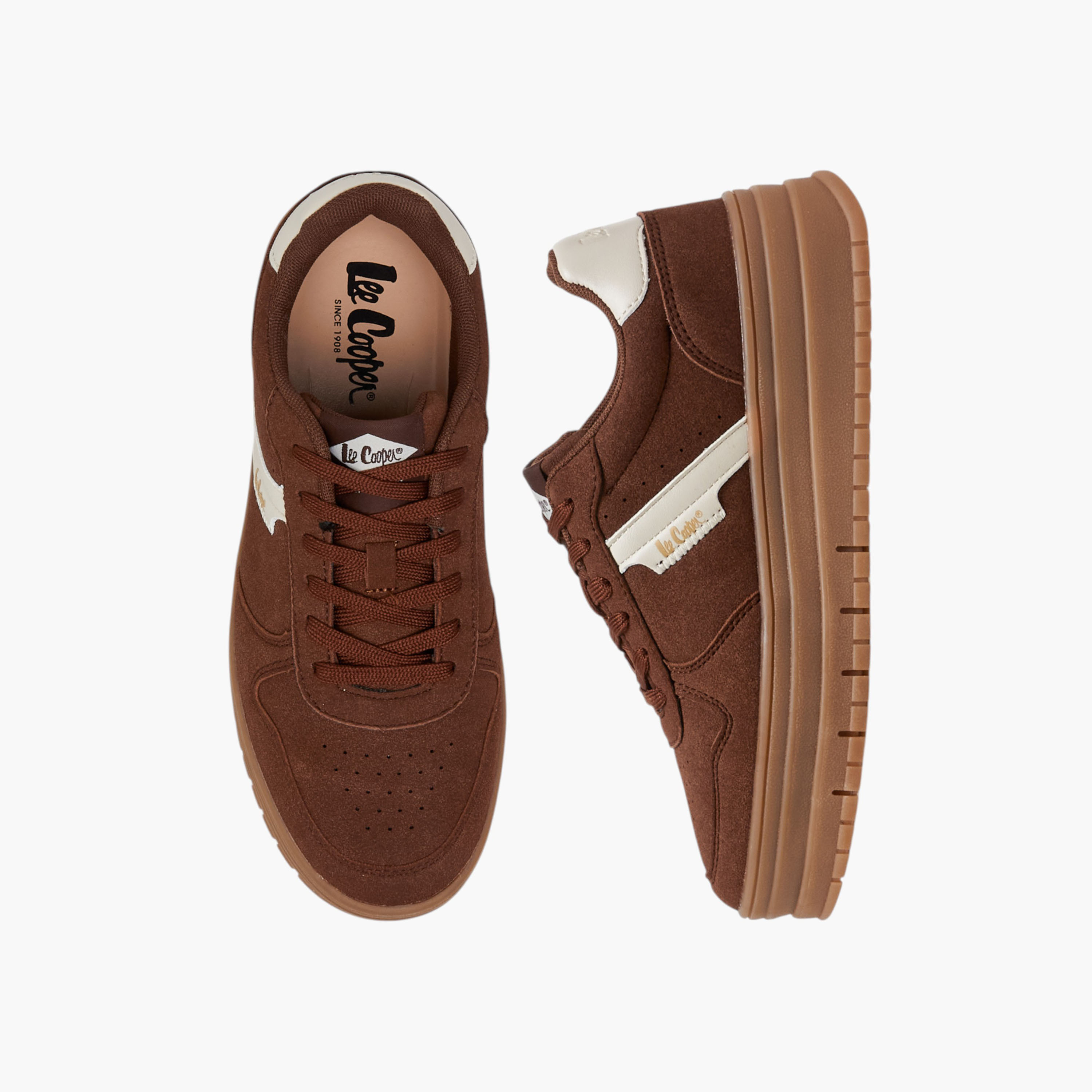 حذاء سنيكرز مثقب برباط للنساء من لي كوبر-women-shoes-sneakers-image-1