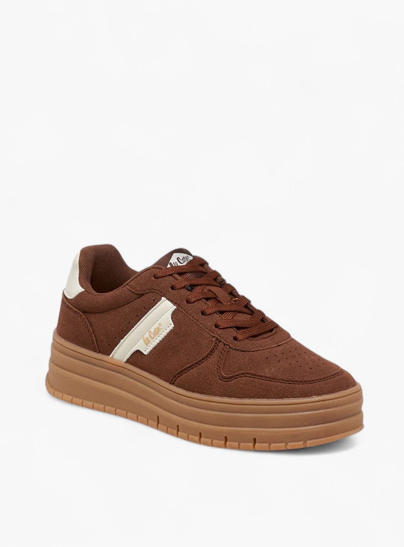 حذاء سنيكرز مثقب برباط للنساء من لي كوبر-women-shoes-sneakers-image-2