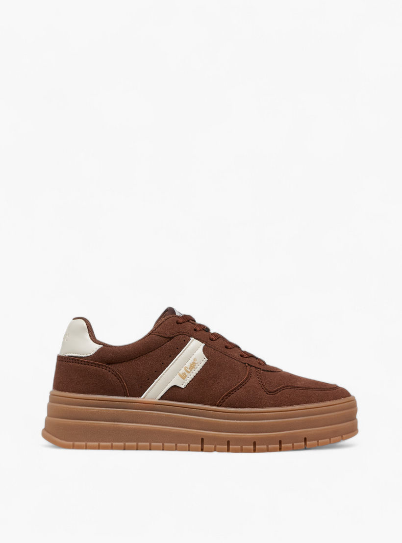 حذاء سنيكرز مثقب برباط للنساء من لي كوبر-women-shoes-sneakers-image-3