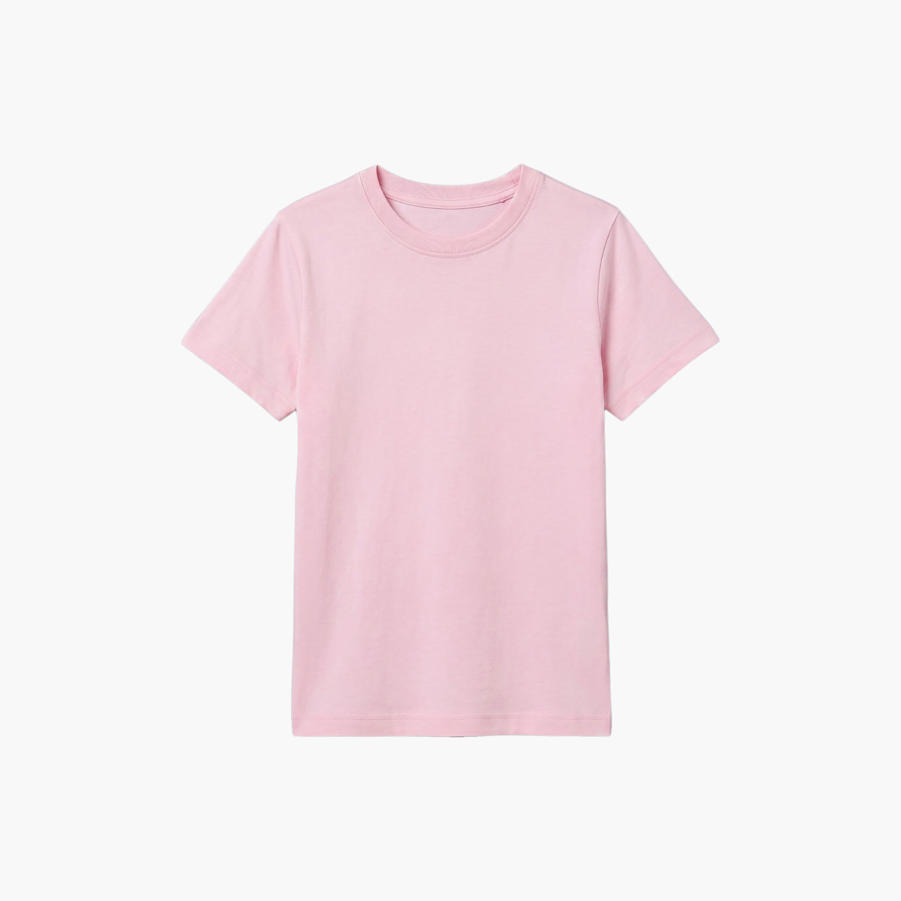 تيشيرت سادة بقصة عادية وأكمام قصيرة من بيبيكلو-girls-clothing-tshirts-image-4