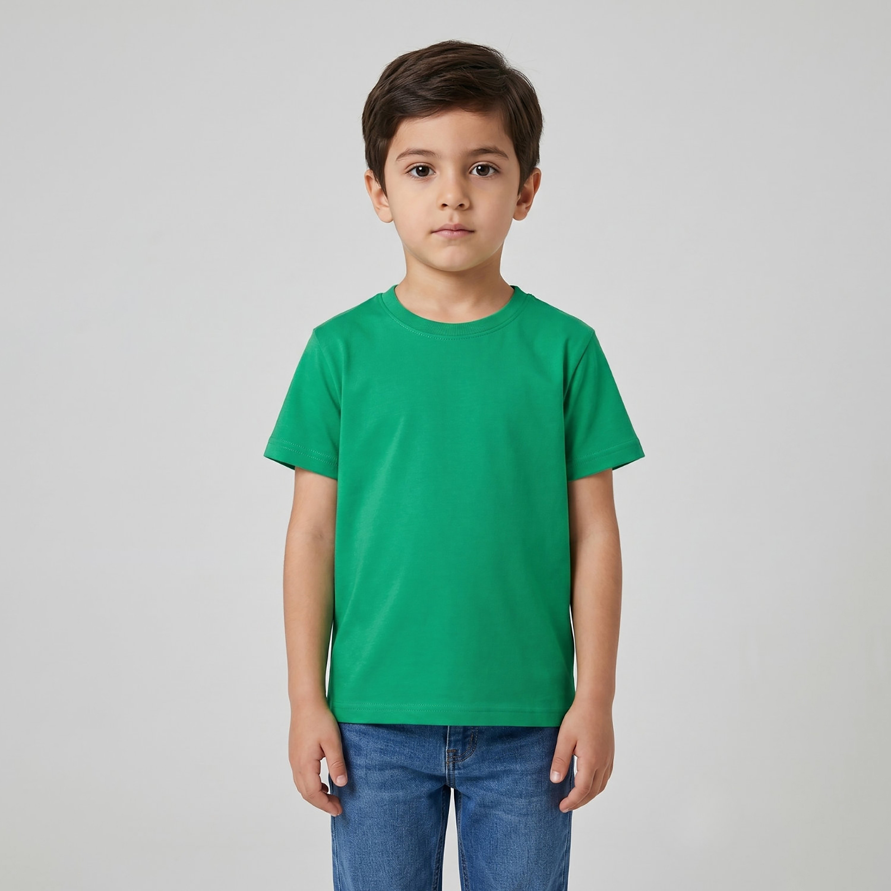 Babyqlo Short Sleeves Solid Regular-Fit T-Shirt-boys-clothing-tshirtsandpolos-image-2
