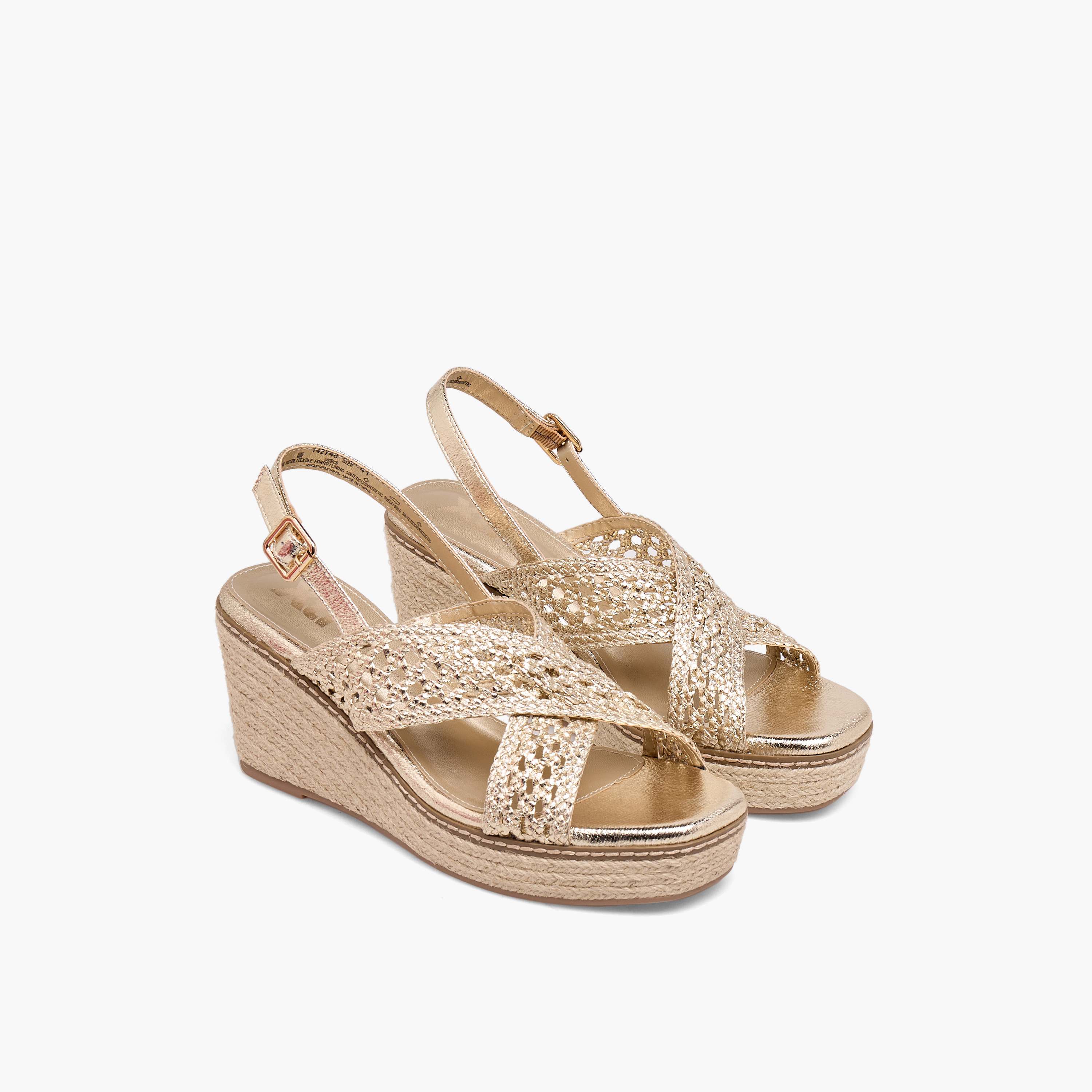 XTI Women Cross Strap Wedge Heel Sandals-women-shoes-sandals-heeled-image-1