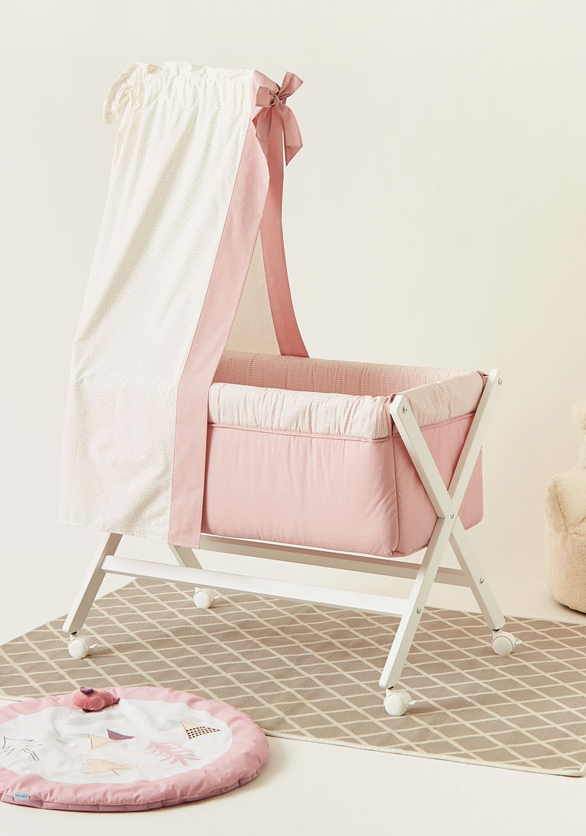 Cambrass Small Bed X with Canopy-Cradles and Bassinets-image-0
