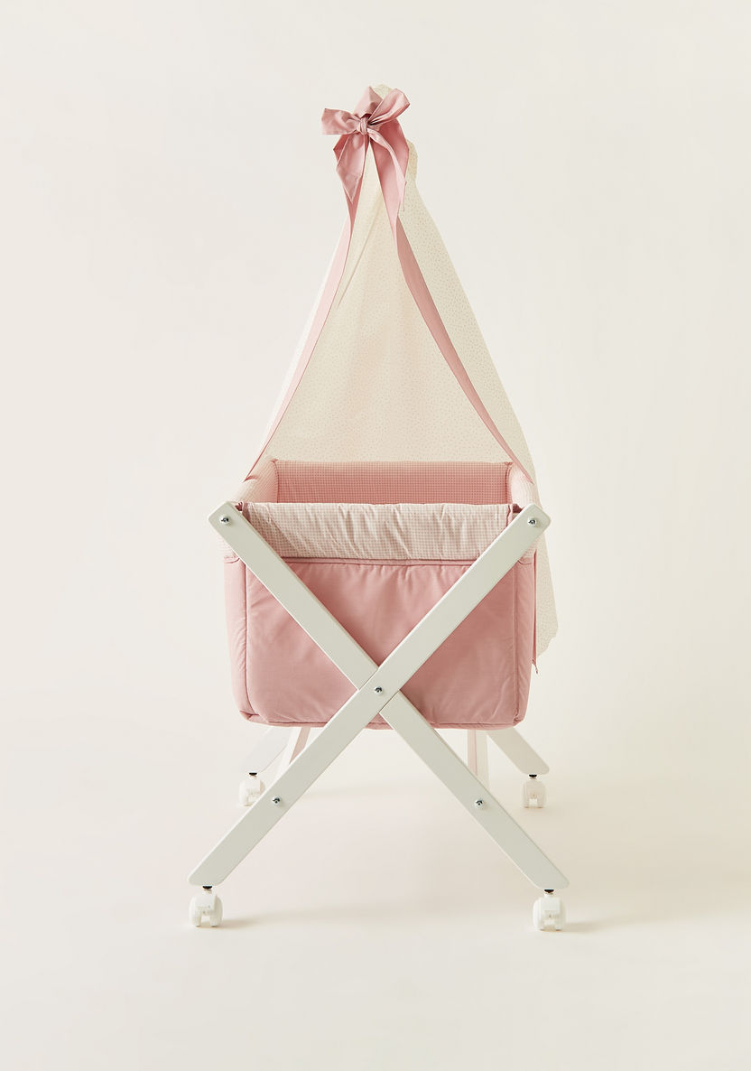 Cambrass Small Bed X with Canopy-Cradles and Bassinets-image-1