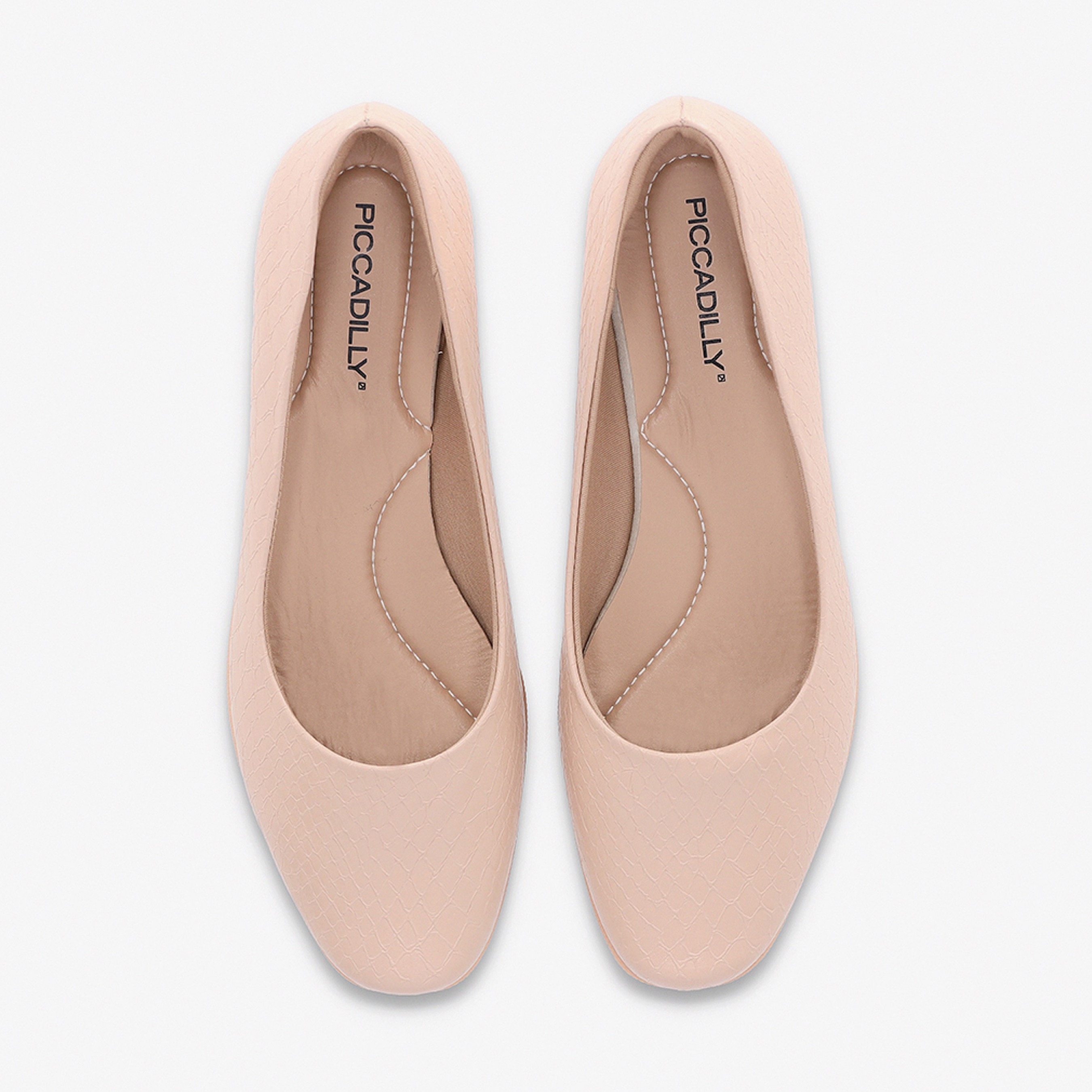 Piccadilly Round Toe Slip-On Shoes with Wedge Heels-women-shoes-ballerinas-image-3