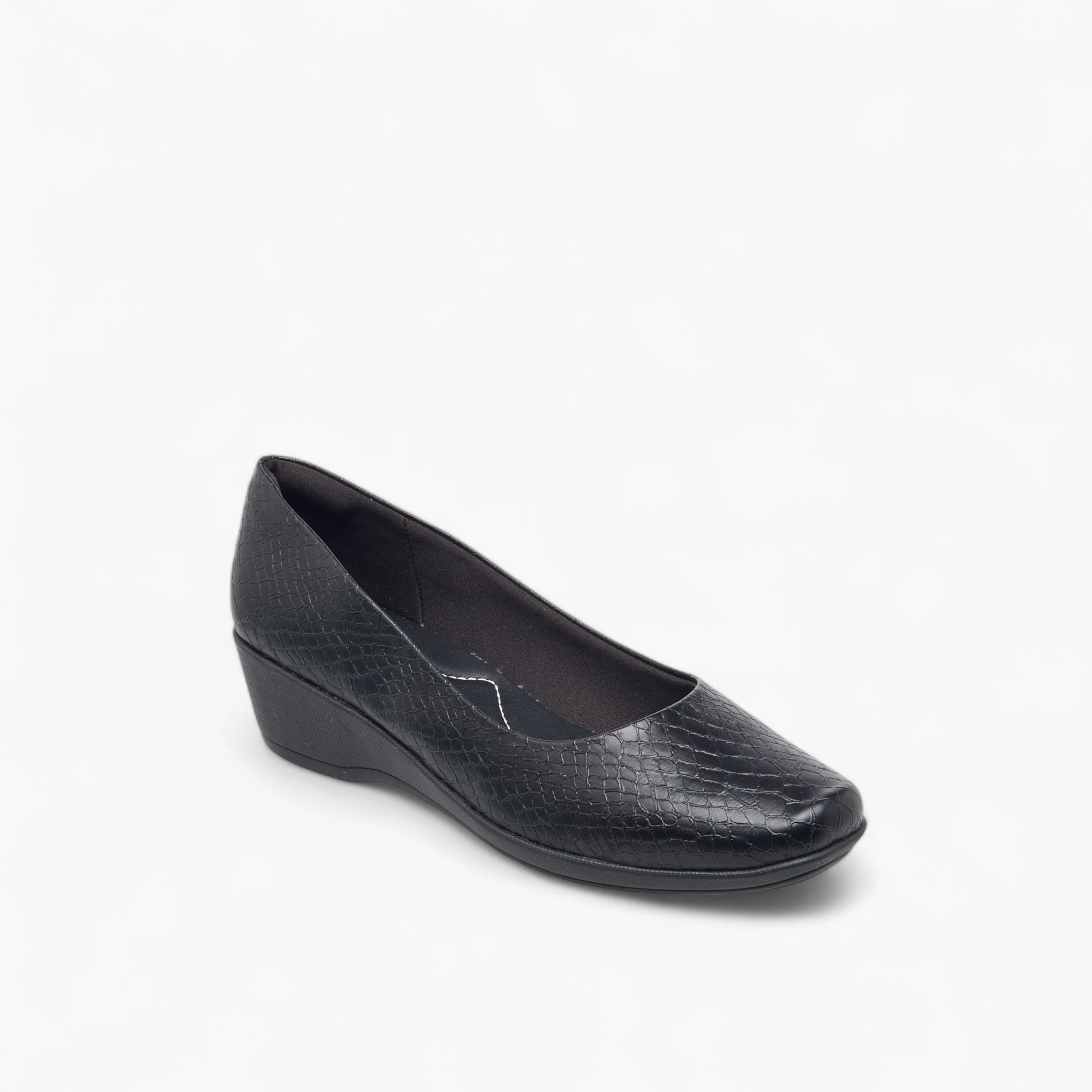 حذاء باليرينا بارز الملمس سهل الارتداء بكعب ويدج من بيكاديللي-women-shoes-ballerinas-image-2
