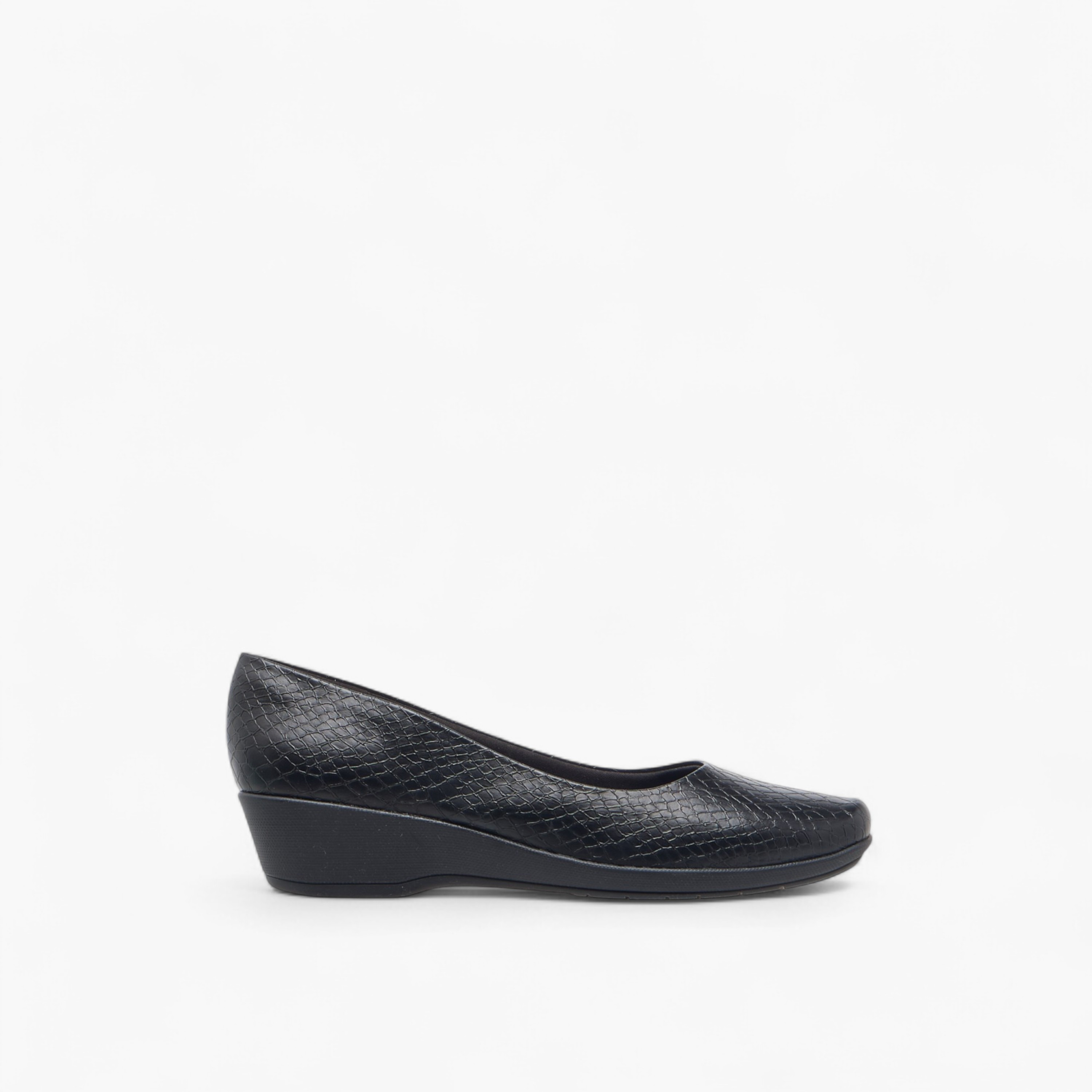 Piccadilly Textured Slip-On Ballerina Shoes with Wedge Heels-women-shoes-ballerinas-image-3