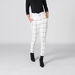 L'Homme Chequered Full Length Pants with Pocket and Belt Detail-Pants-thumbnailMobile-0