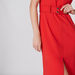 Elle Round Neck Midi Dress with Front Slit and Belt-Dresses-thumbnailMobile-3