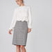 Elle Chequered and Studded Skirt with Zip Closure-Skirts-thumbnailMobile-0